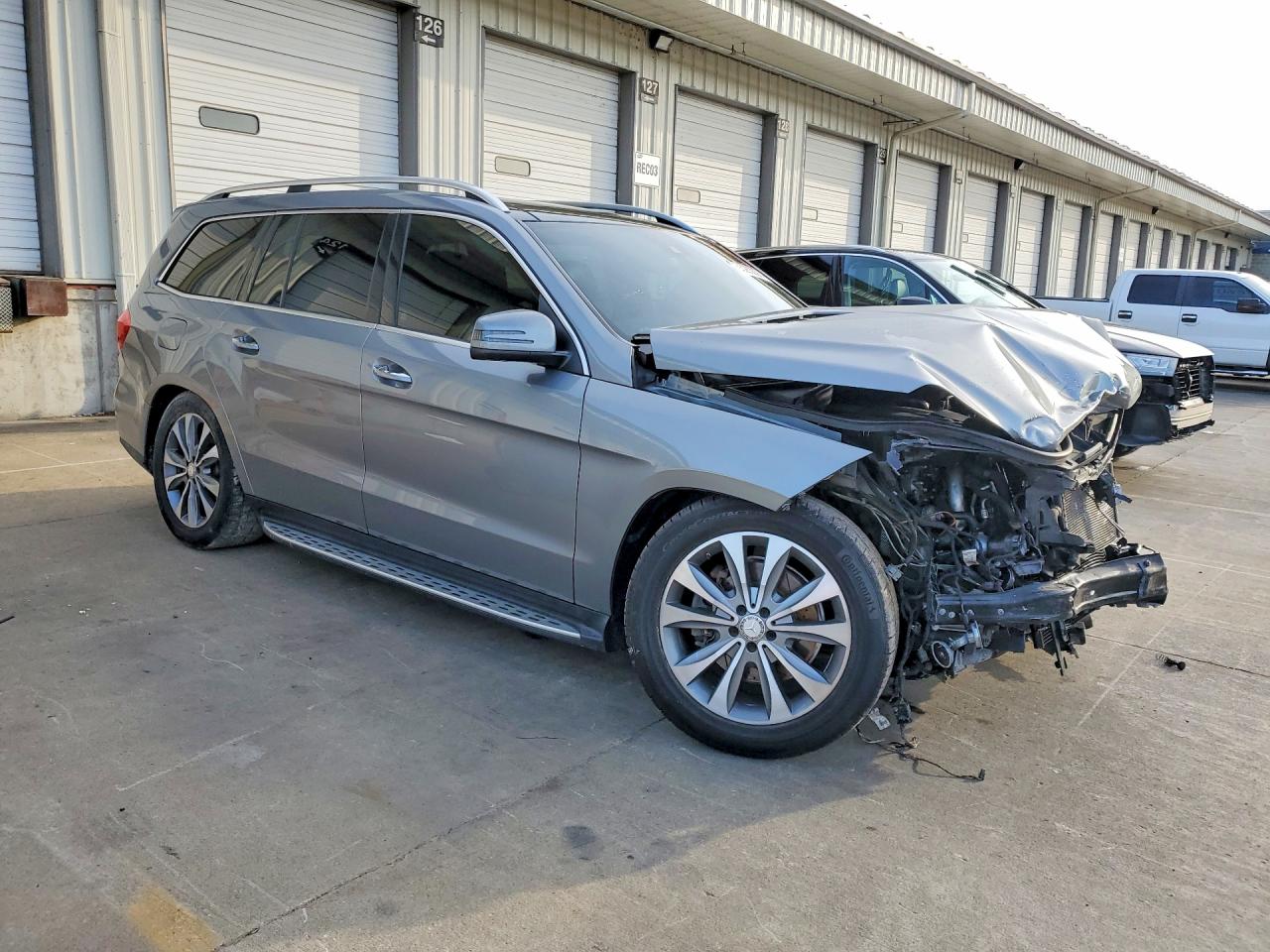 2014 Mercedes-benz Gl 450 4matic Silver vin: 4JGDF7CE5EA316765