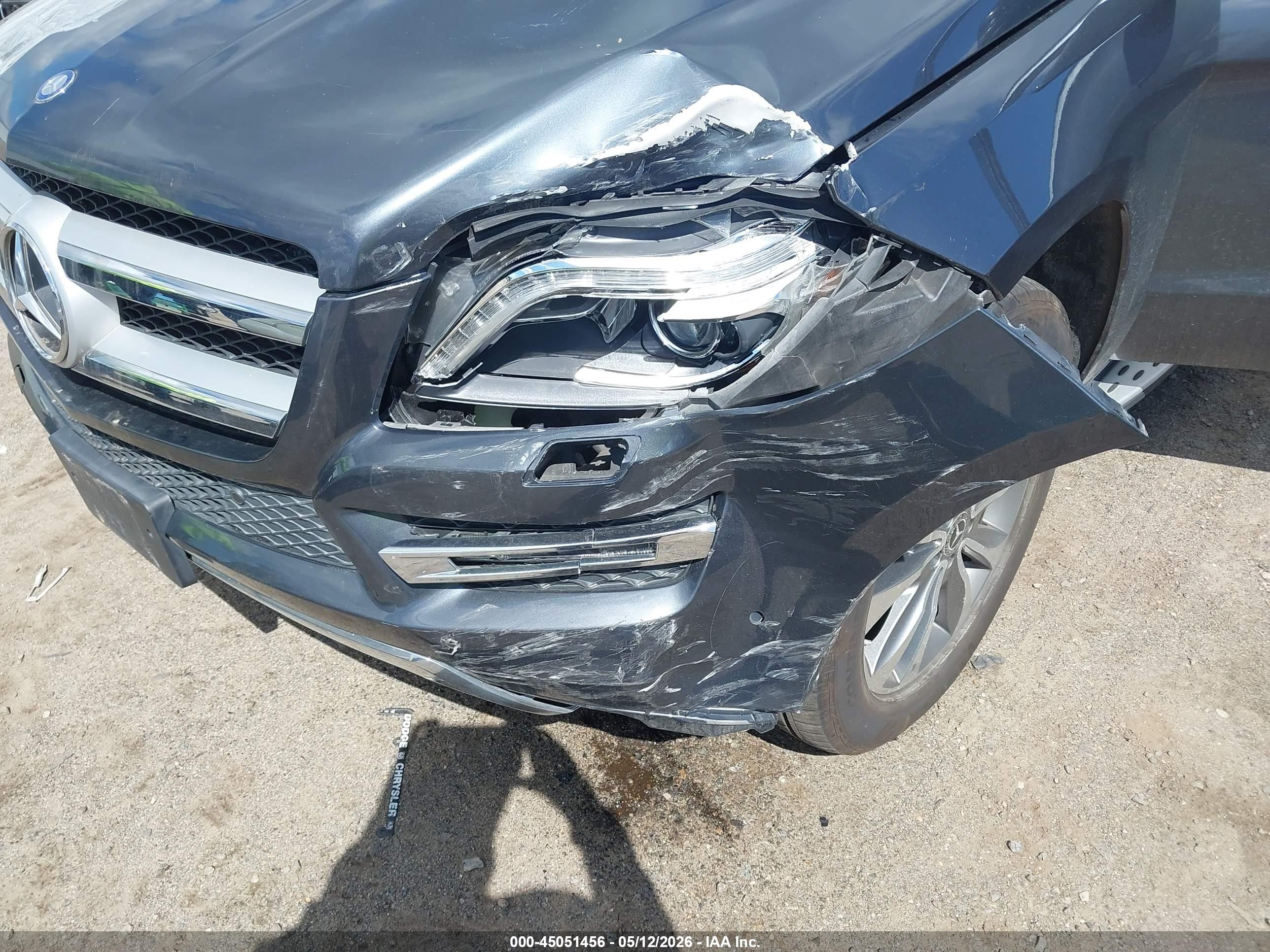 2014 Mercedes-benz Gl 450 4matic Gray vin: 4JGDF7CE5EA336062