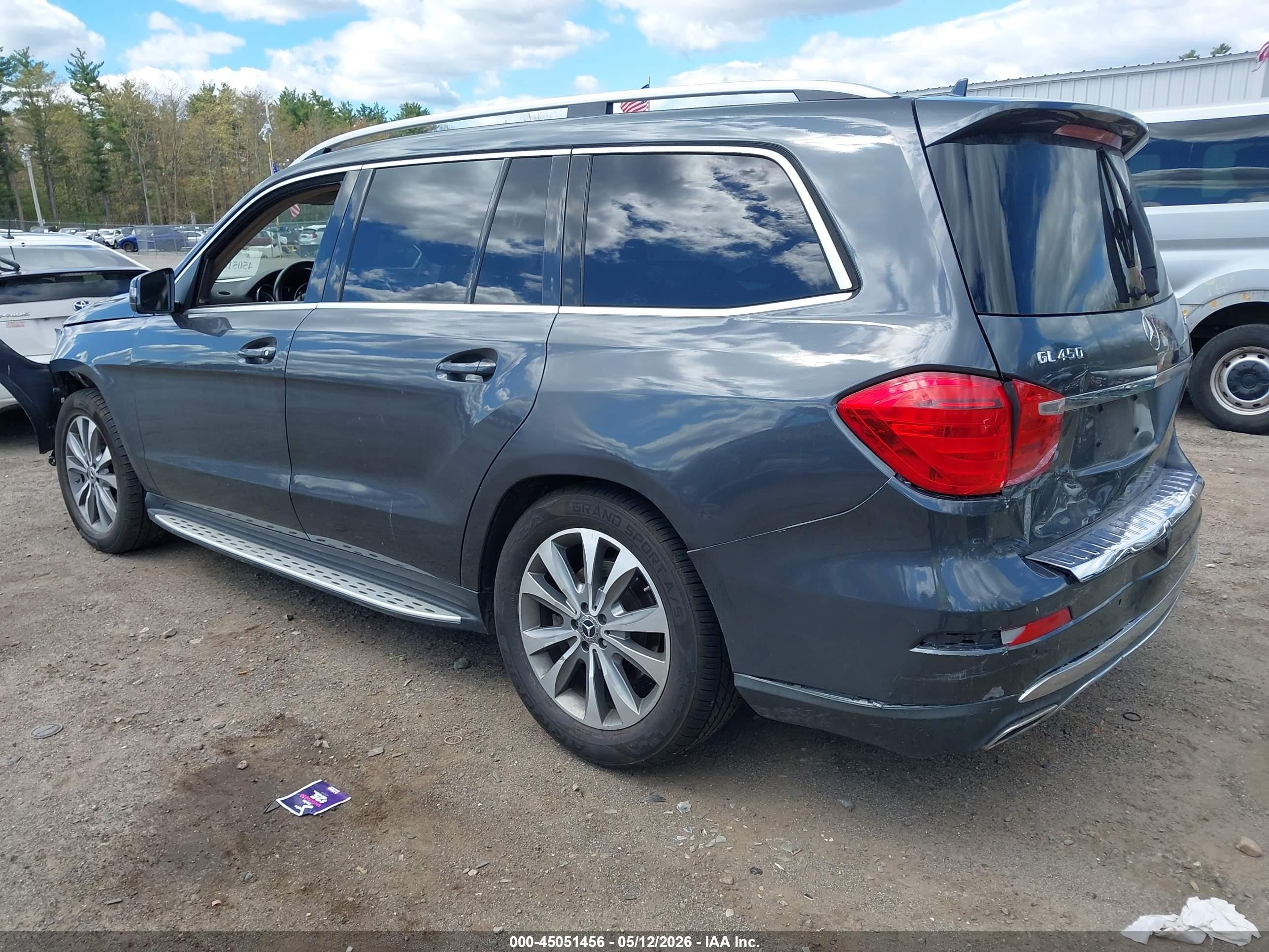 2014 Mercedes-benz Gl 450 4matic Gray vin: 4JGDF7CE5EA336062