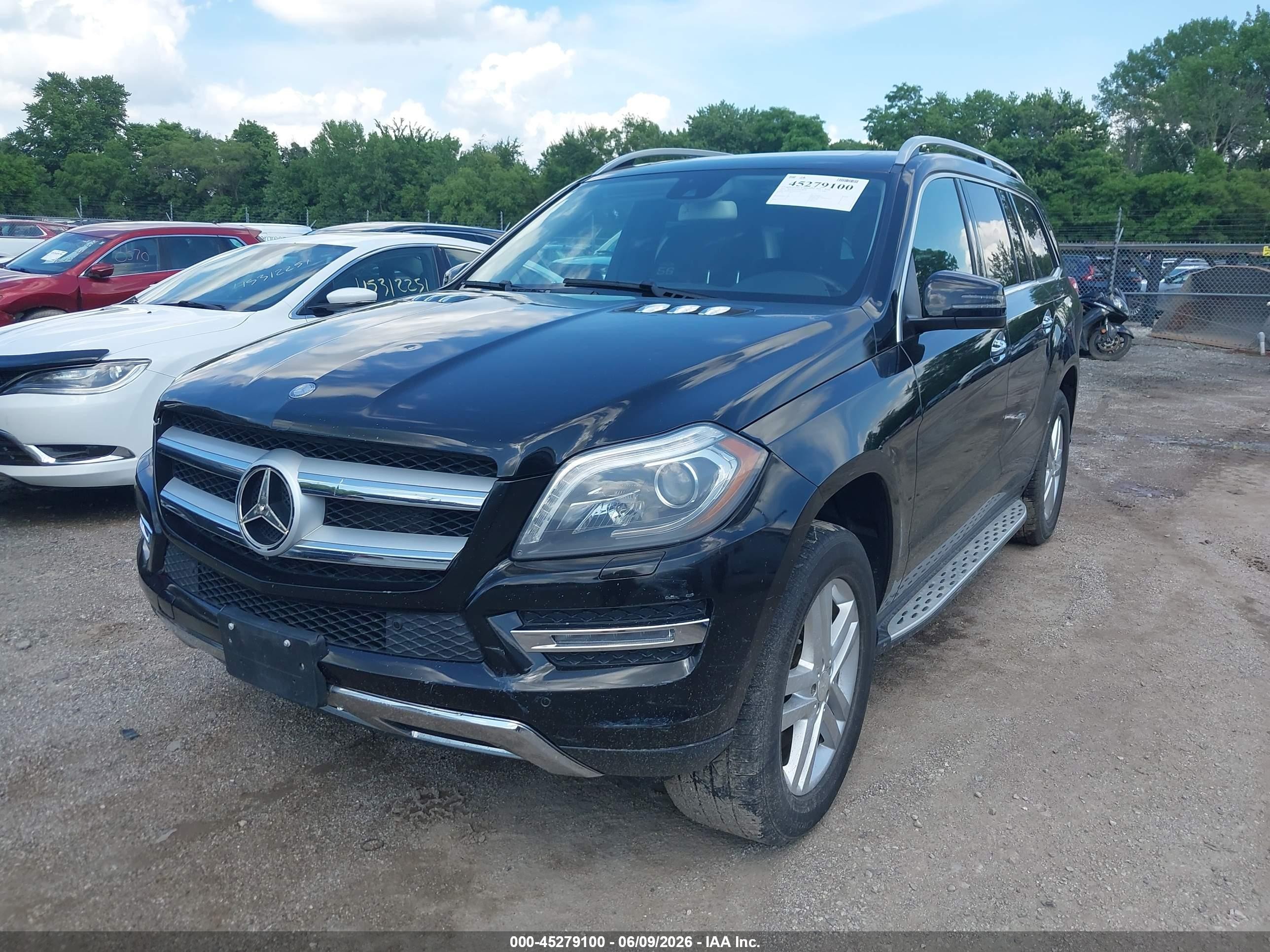 2014 Mercedes-benz Gl 450 4matic Black vin: 4JGDF7CE5EA345280
