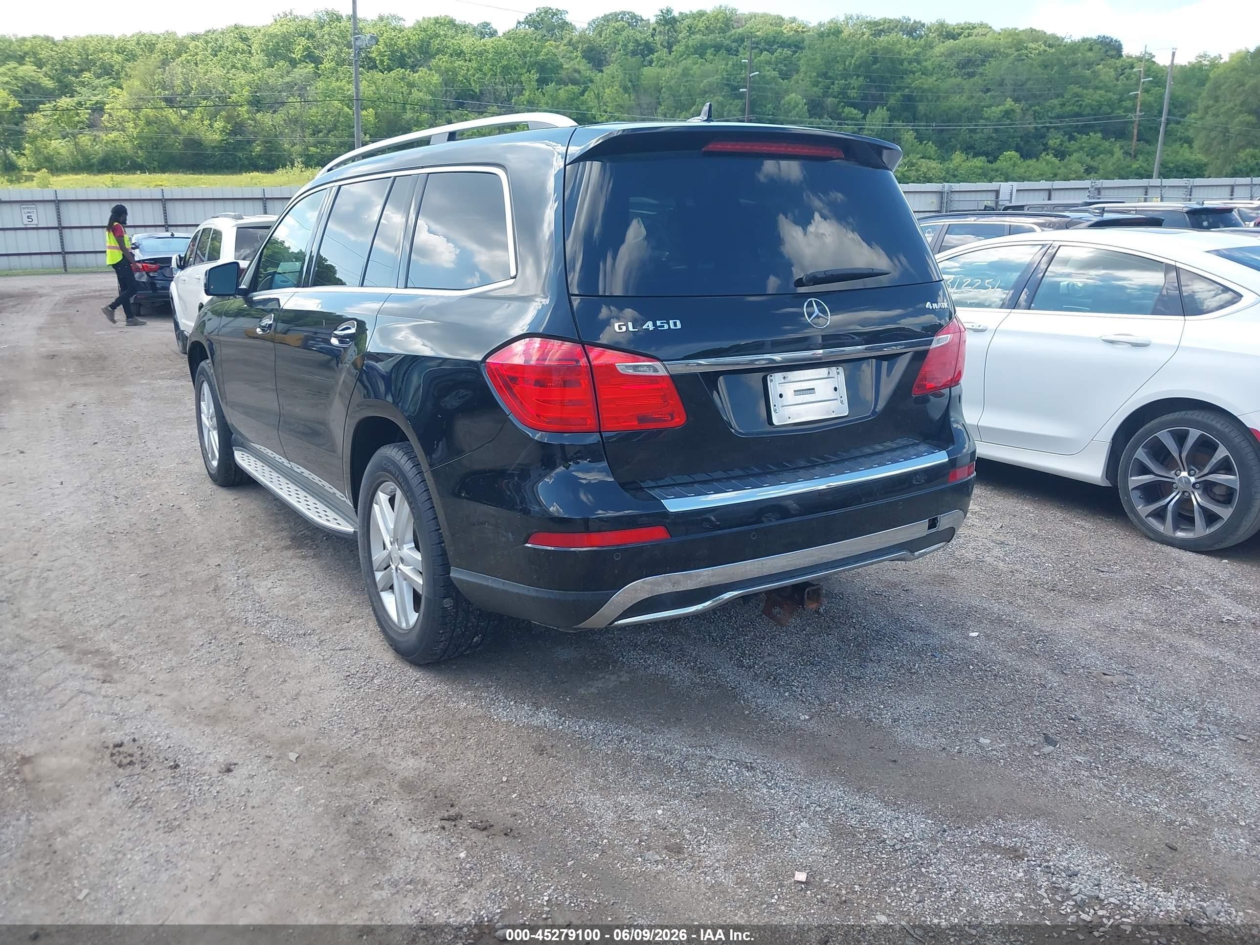 2014 Mercedes-benz Gl 450 4matic Black vin: 4JGDF7CE5EA345280