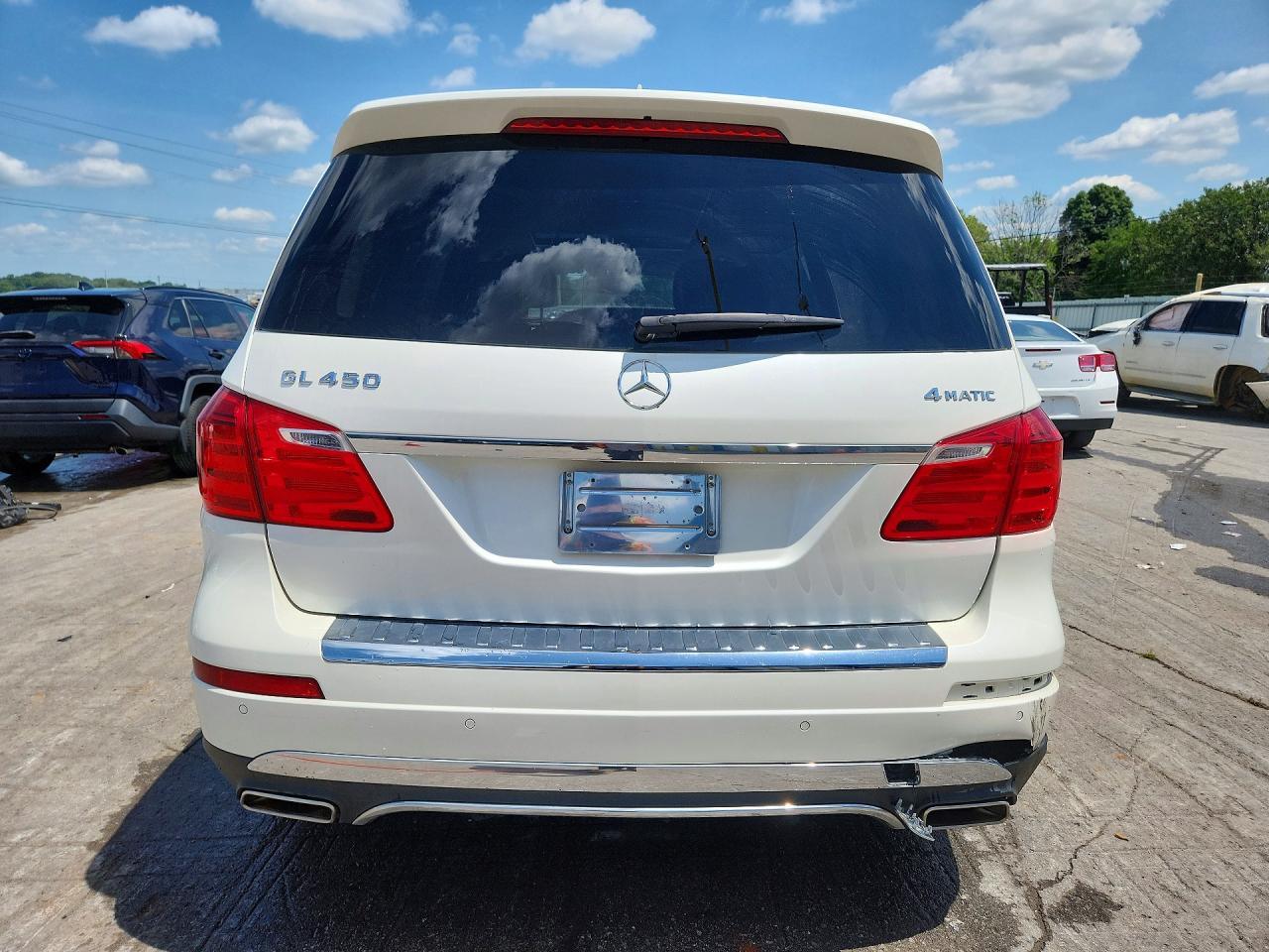 2014 Mercedes-benz Gl 450 4matic Белый vin: 4JGDF7CE5EA348664