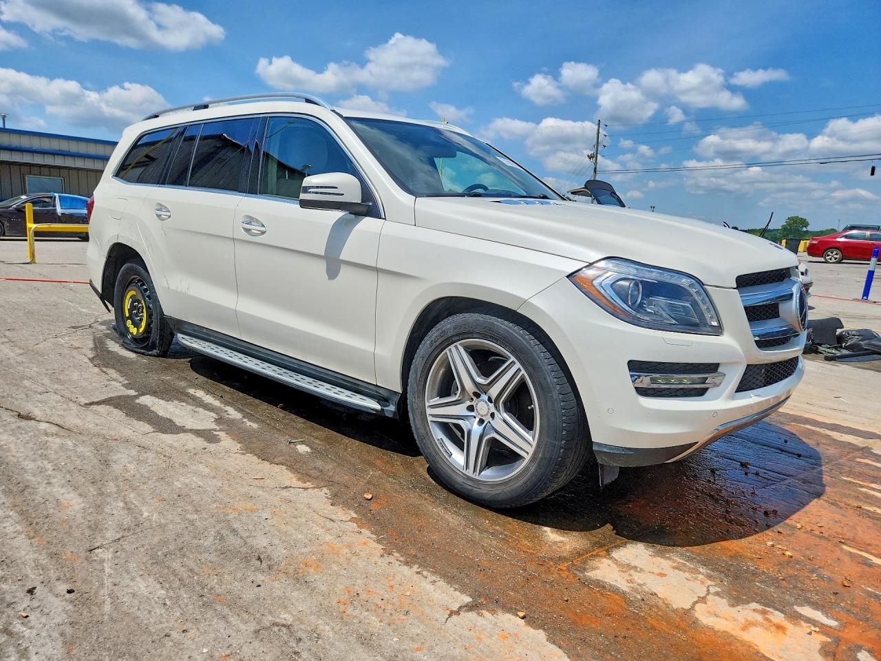 2014 Mercedes-benz Gl 450 4matic Белый vin: 4JGDF7CE5EA348664
