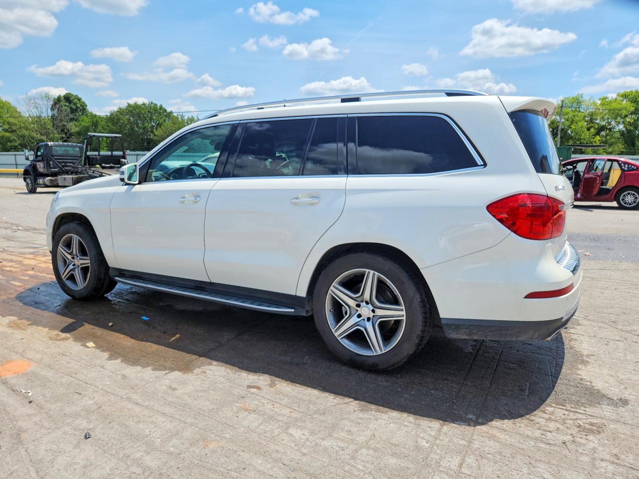 2014 Mercedes-benz Gl 450 4matic Белый vin: 4JGDF7CE5EA348664