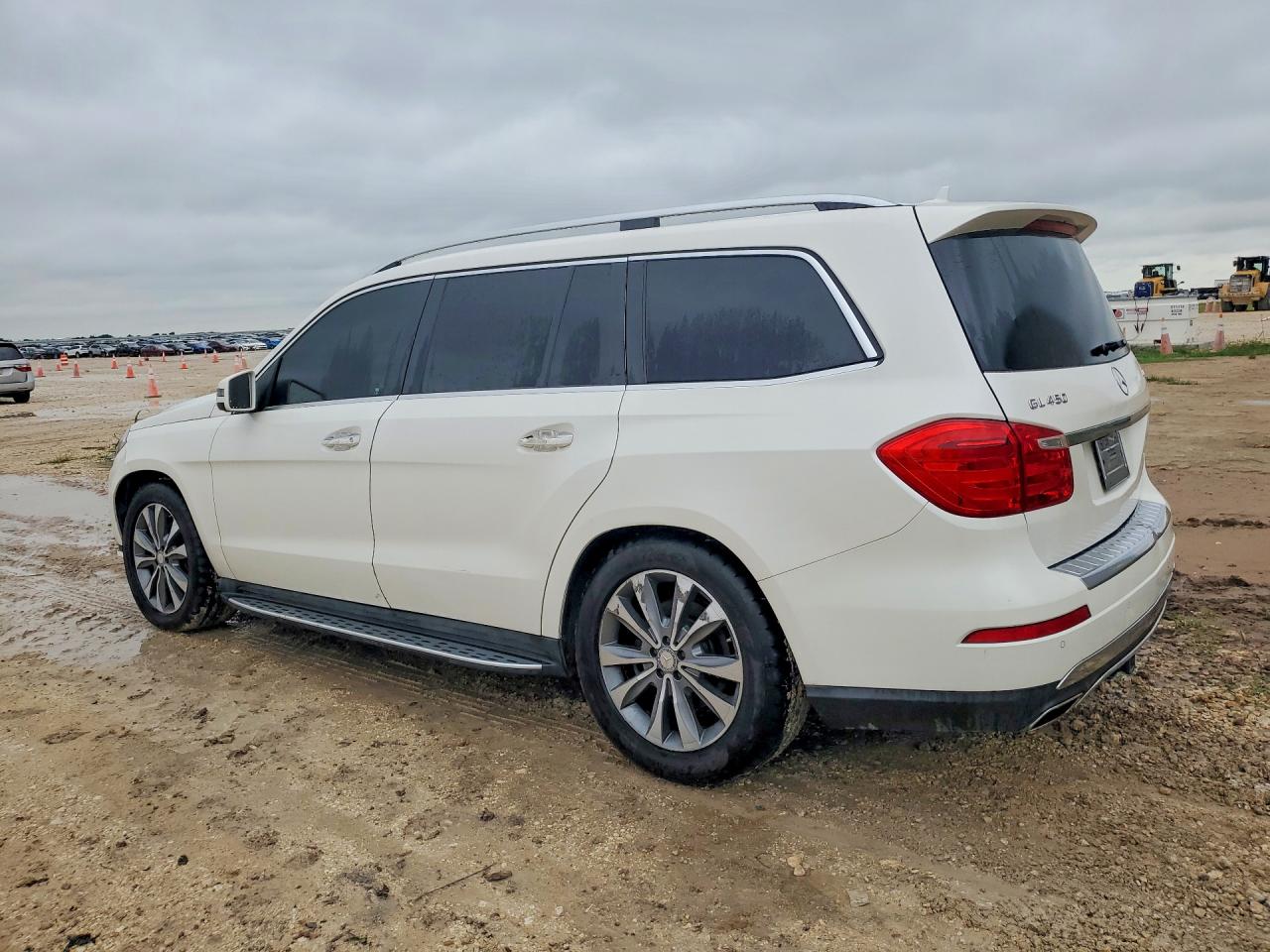 2014 Mercedes-benz Gl 450 4matic White vin: 4JGDF7CE5EA417871