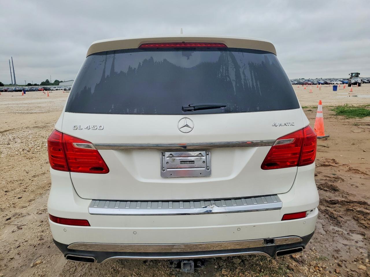 2014 Mercedes-benz Gl 450 4matic White vin: 4JGDF7CE5EA417871