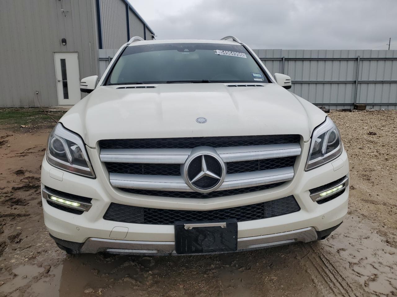 2014 Mercedes-benz Gl 450 4matic White vin: 4JGDF7CE5EA417871