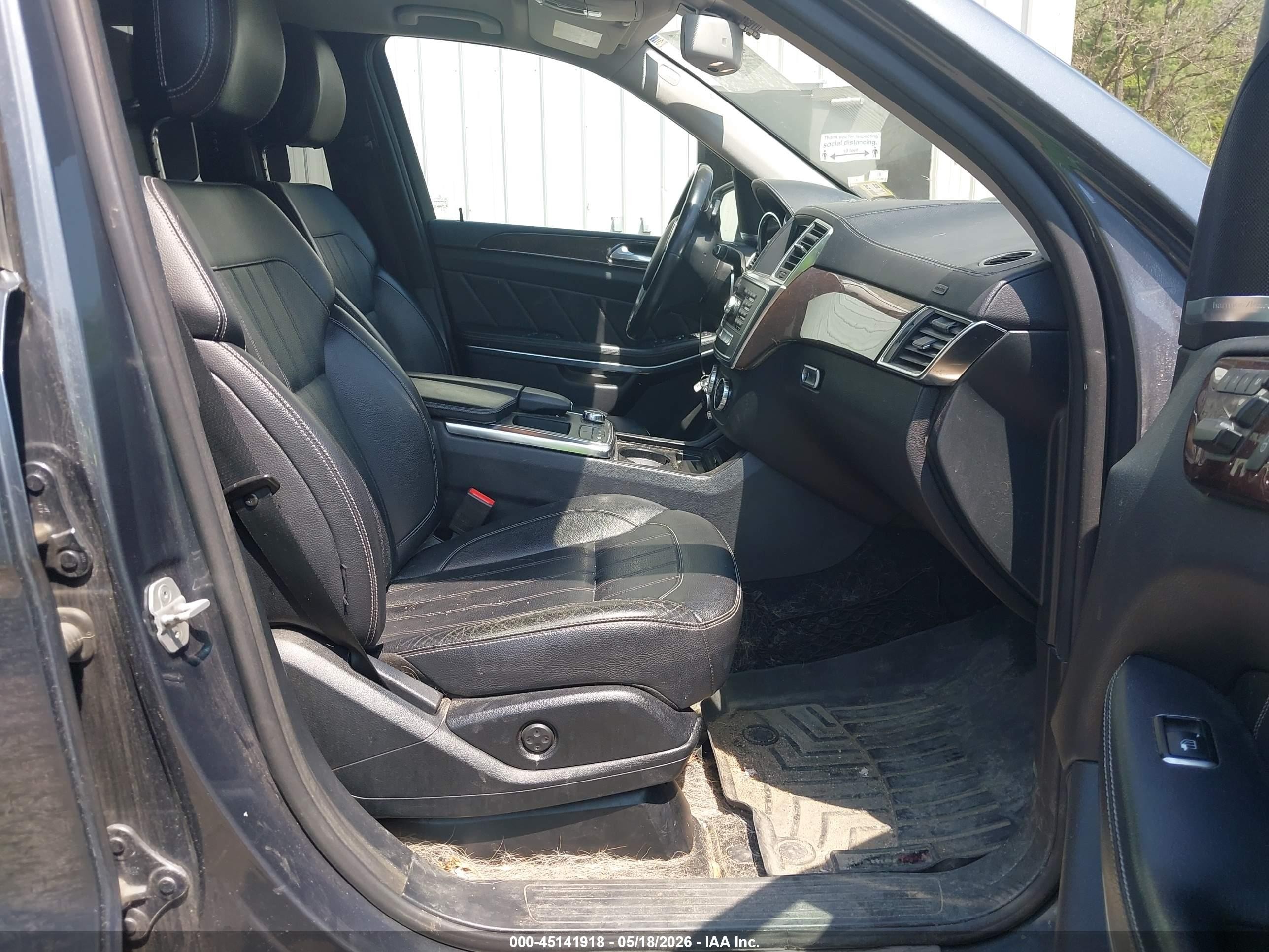 2014 Mercedes-benz Gl 450 4matic Navy vin: 4JGDF7CE5EA425016