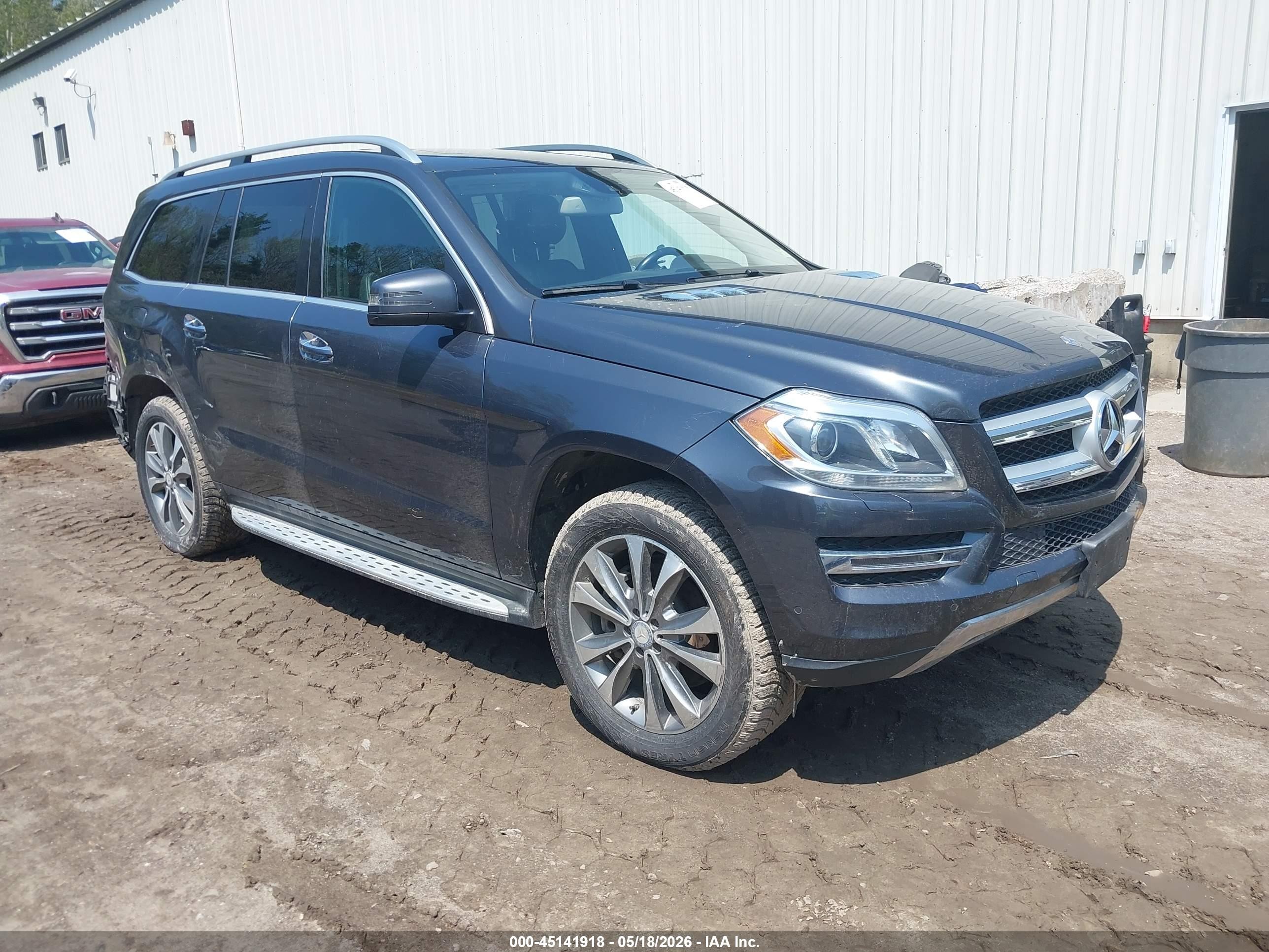 2014 Mercedes-benz Gl 450 4matic Navy vin: 4JGDF7CE5EA425016