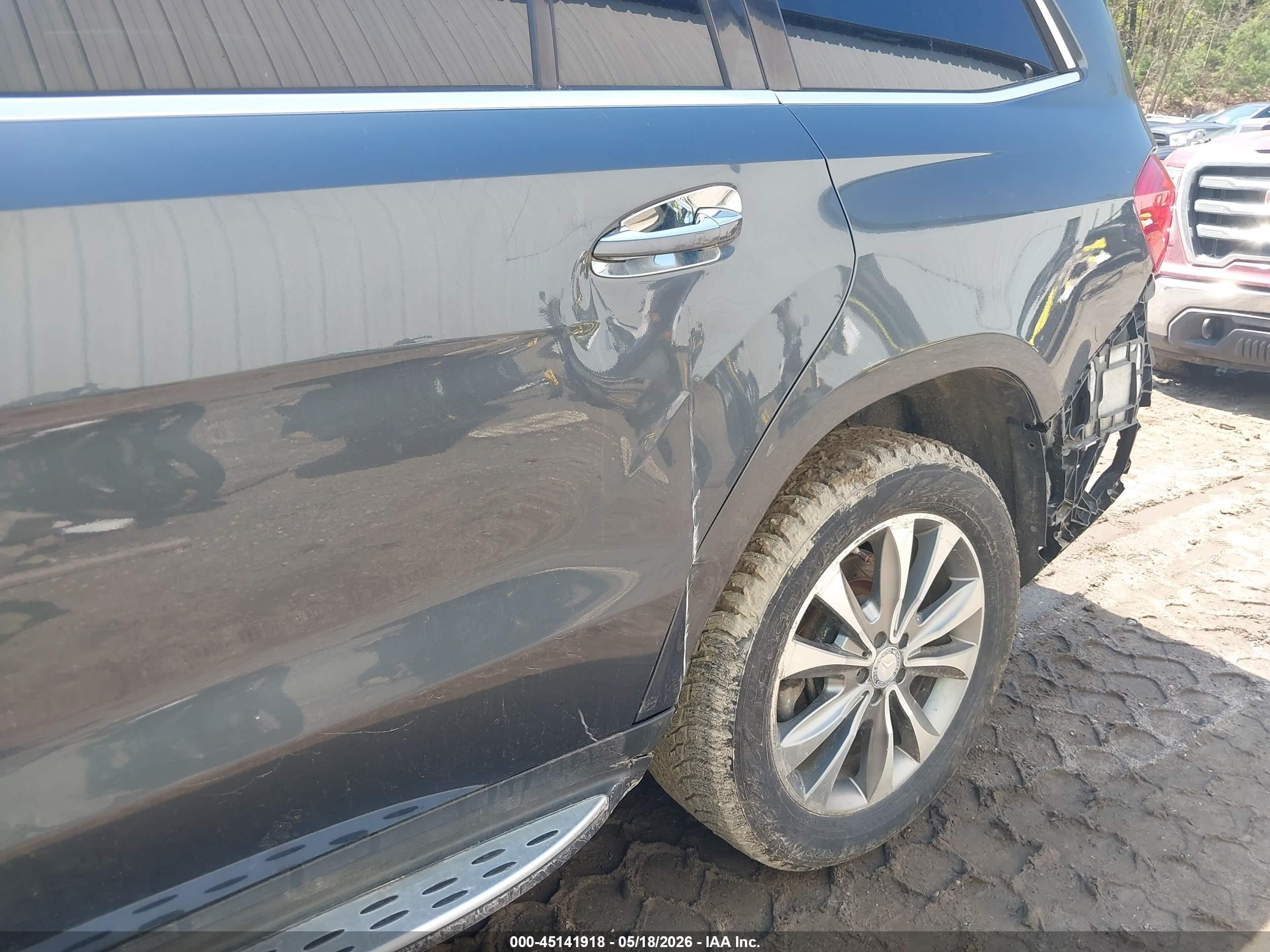 2014 Mercedes-benz Gl 450 4matic Navy vin: 4JGDF7CE5EA425016