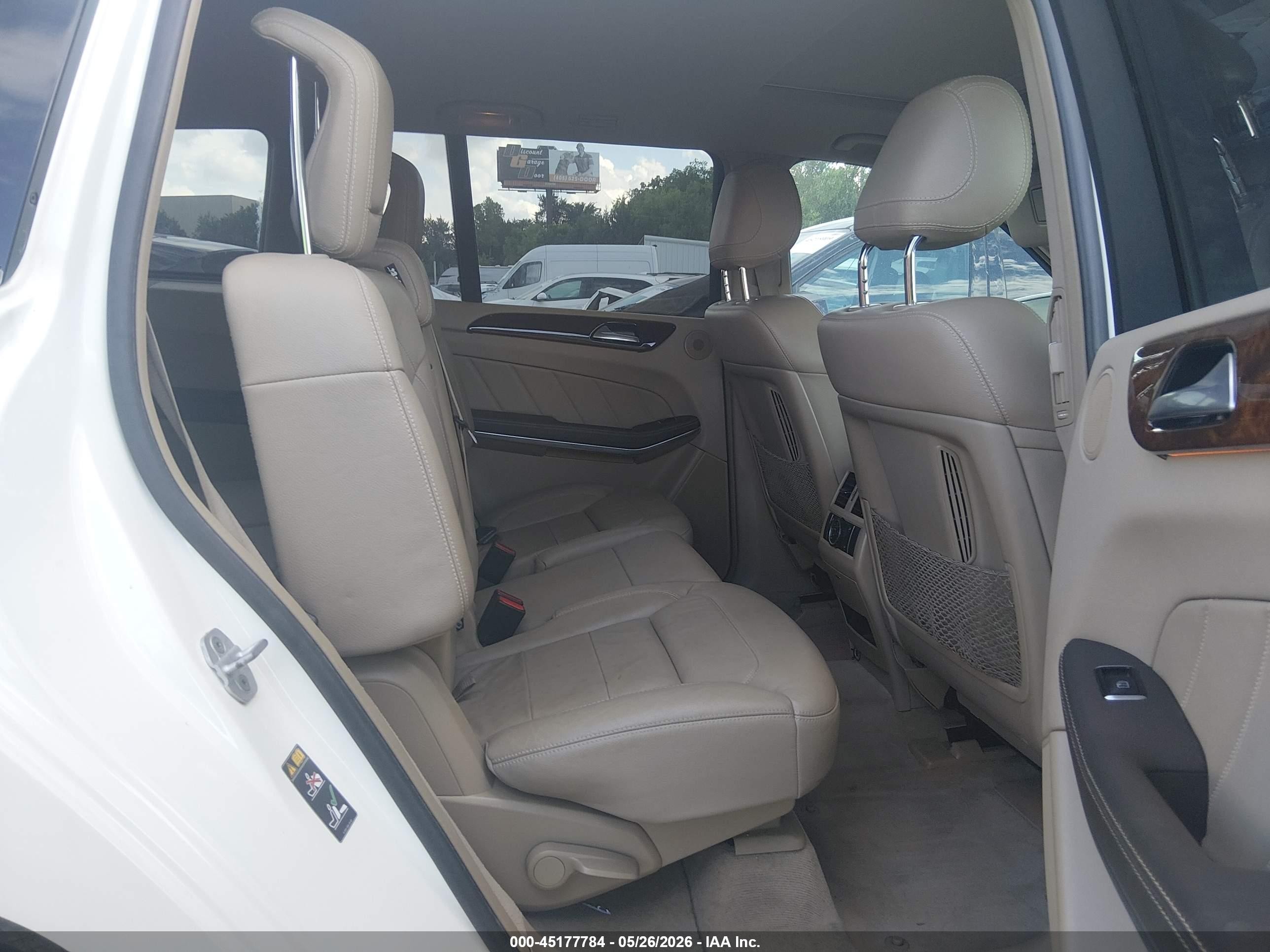 2014 Mercedes-benz Gl 450 4matic White vin: 4JGDF7CE5EA437280