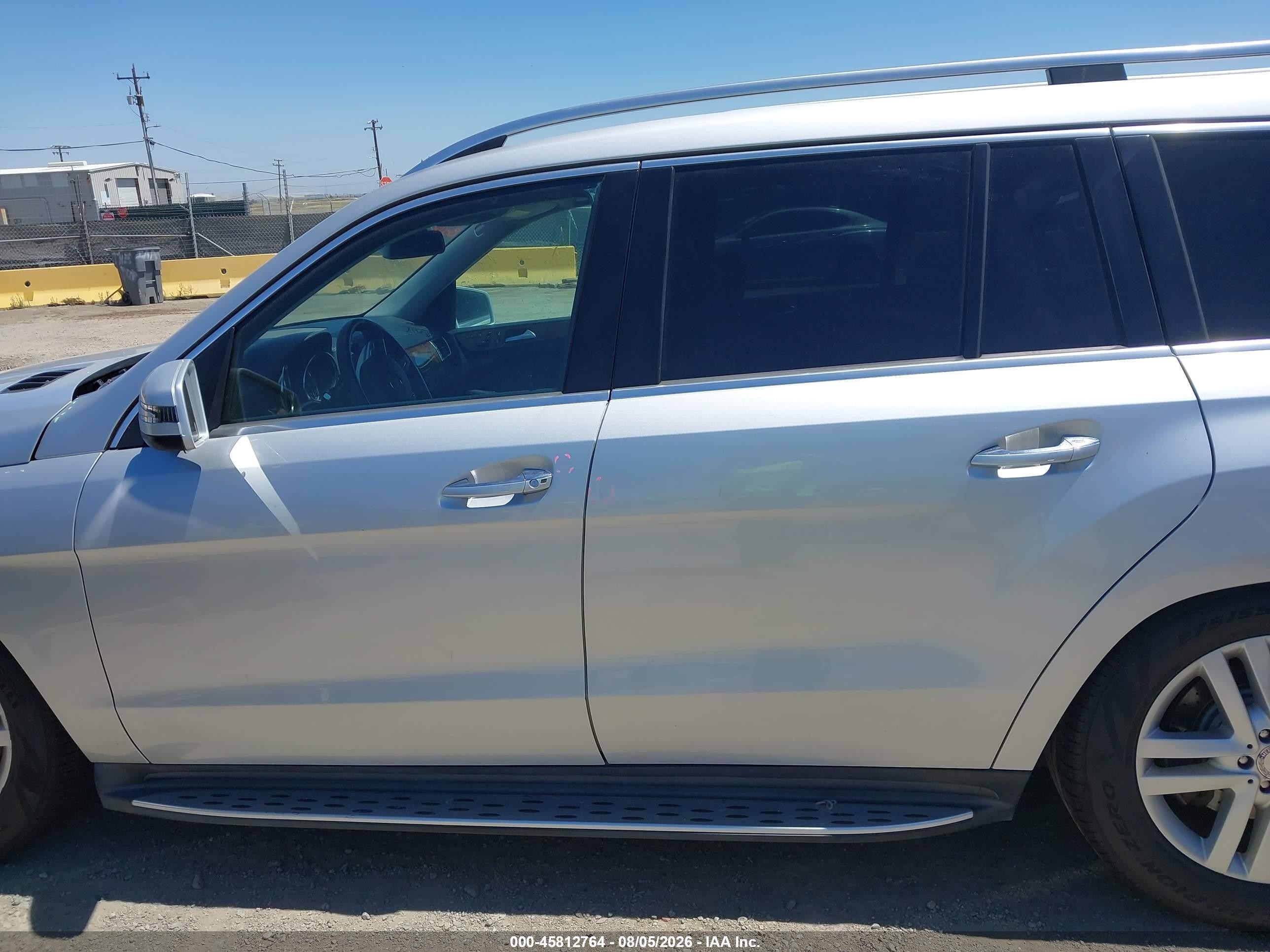 2013 Mercedes-benz Gl 450 4matic Silver vin: 4JGDF7CE6DA149699