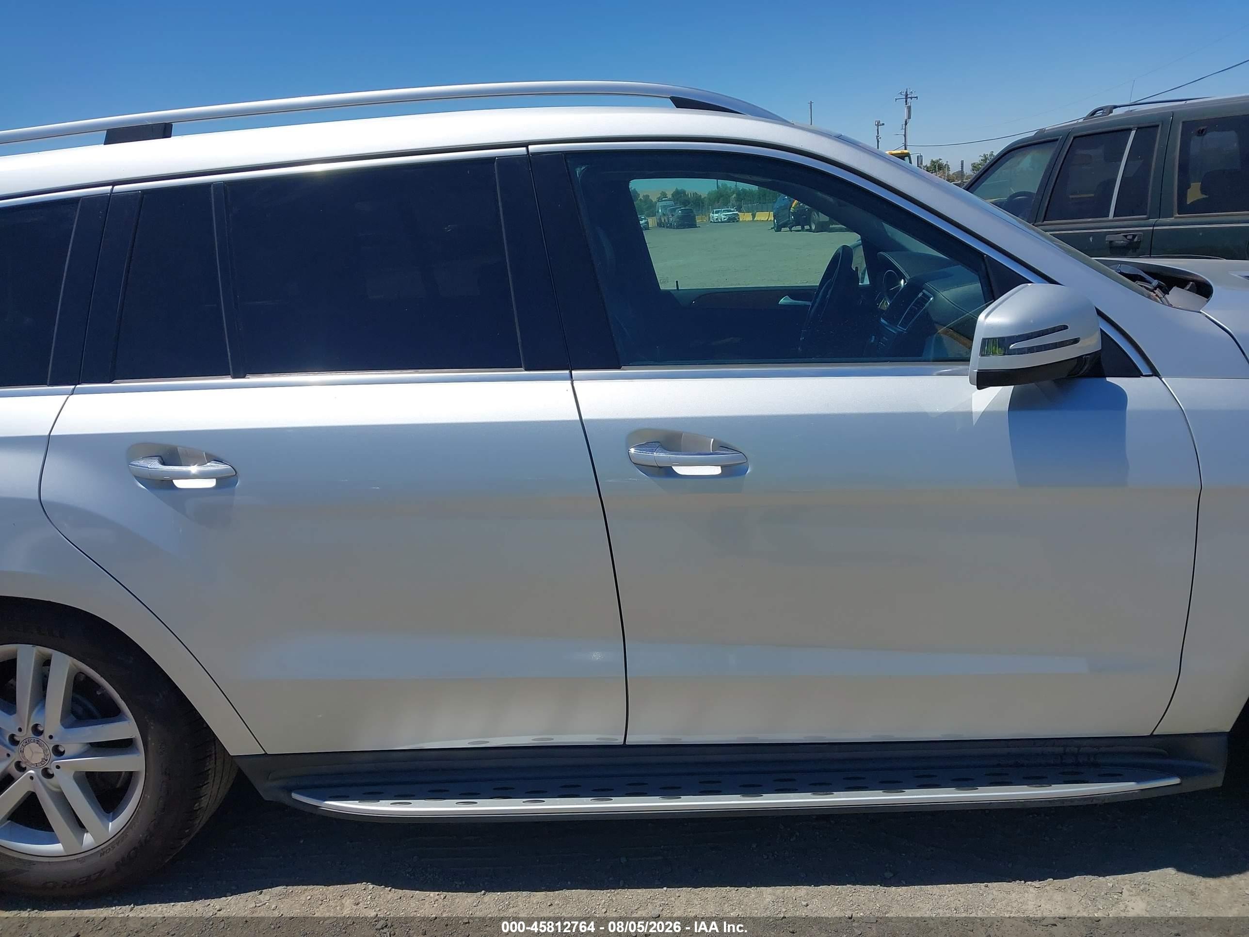 2013 Mercedes-benz Gl 450 4matic Silver vin: 4JGDF7CE6DA149699