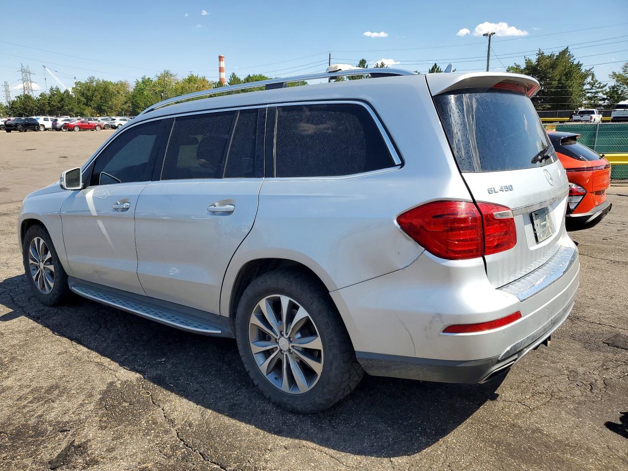 2013 Mercedes-benz Gl 450 4matic Silver vin: 4JGDF7CE6DA154062