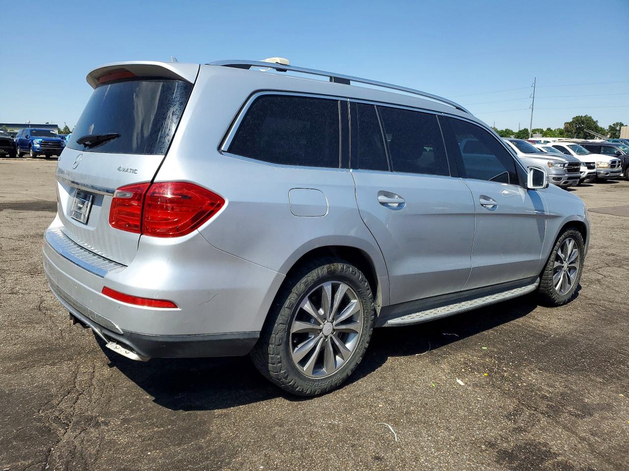 2013 Mercedes-benz Gl 450 4matic Silver vin: 4JGDF7CE6DA154062