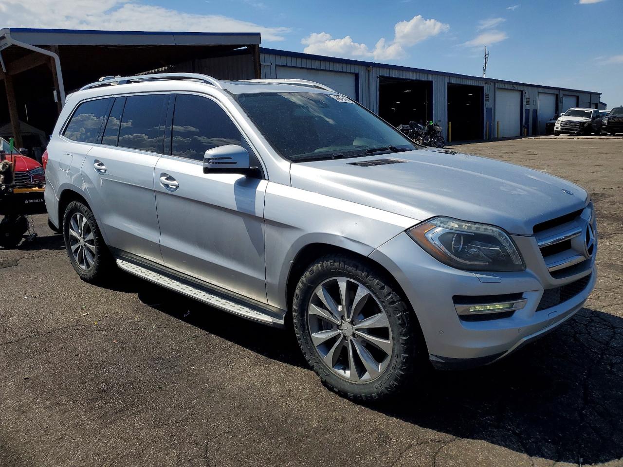 2013 Mercedes-benz Gl 450 4matic Silver vin: 4JGDF7CE6DA154062