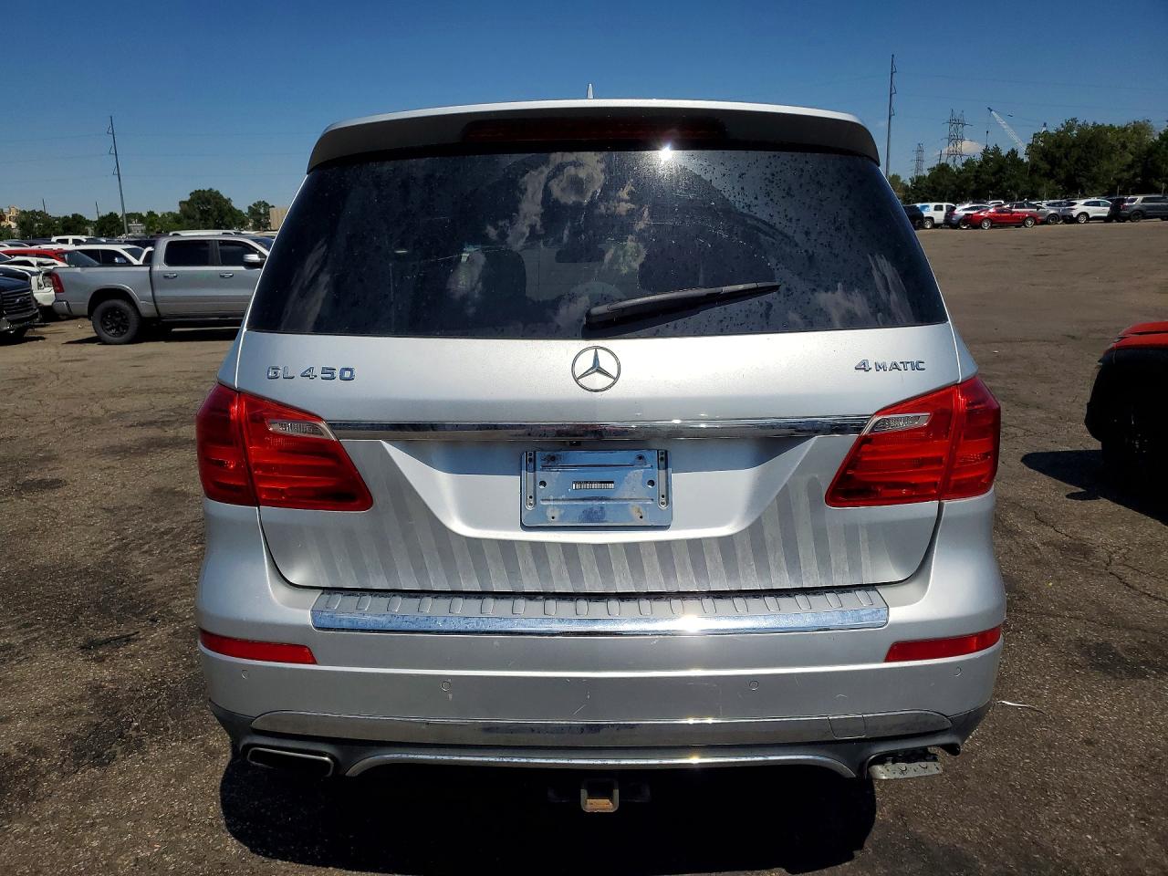 2013 Mercedes-benz Gl 450 4matic Silver vin: 4JGDF7CE6DA154062