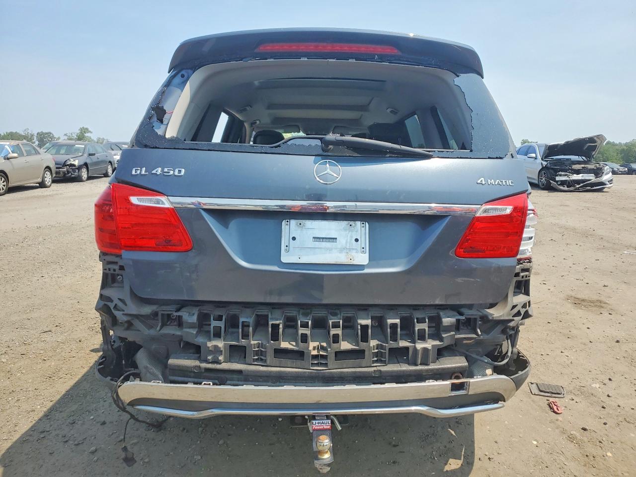 2013 Mercedes-benz Gl 450 4matic Gray vin: 4JGDF7CE6DA154773
