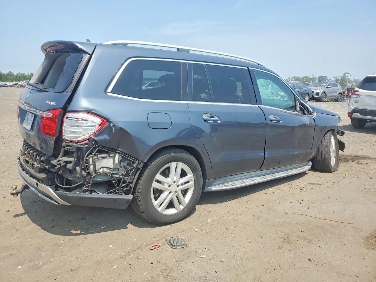 2013 Mercedes-benz Gl 450 4matic Gray vin: 4JGDF7CE6DA154773