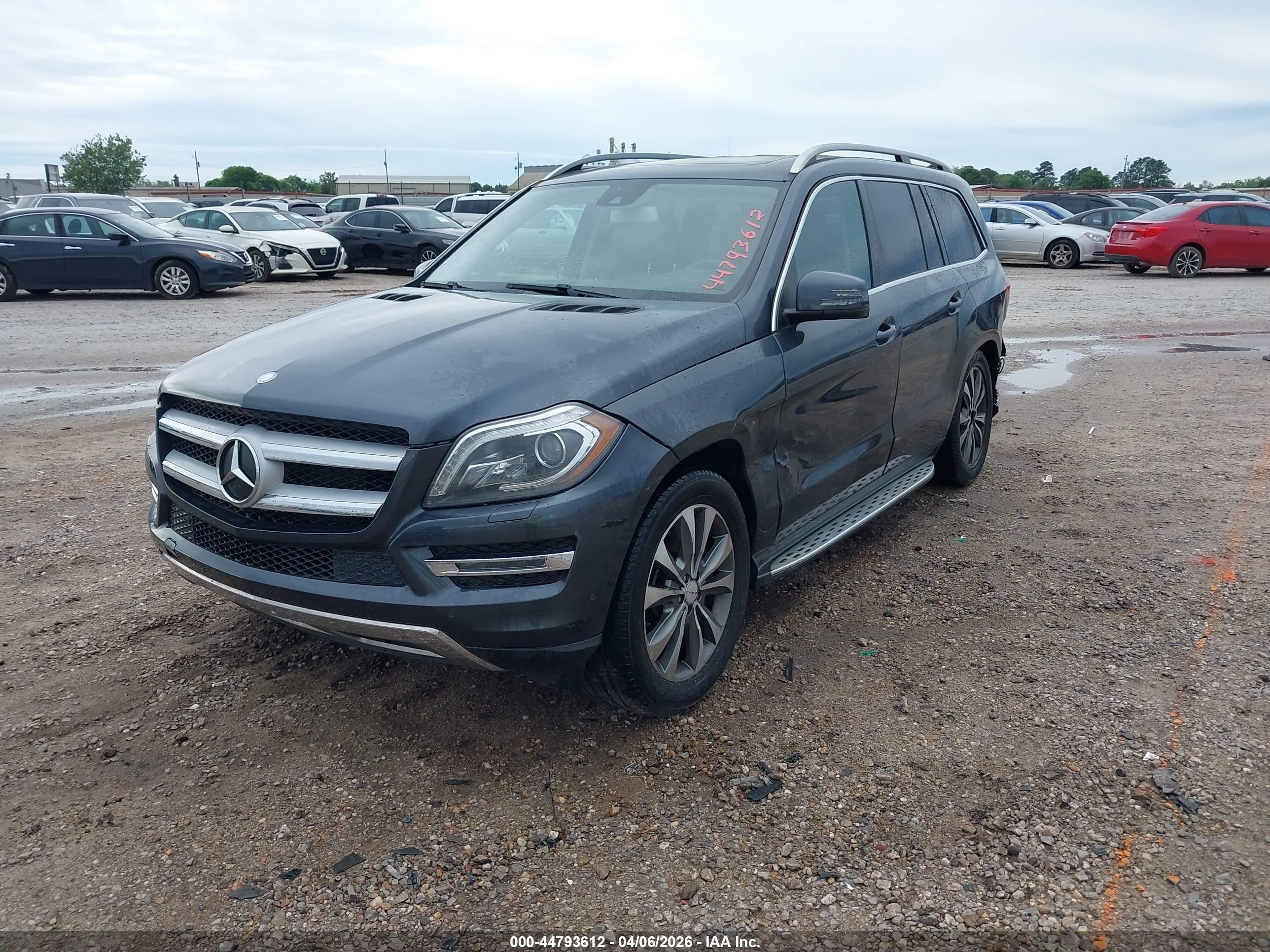 2013 Mercedes-benz Gl 450 4matic Gray vin: 4JGDF7CE6DA216849