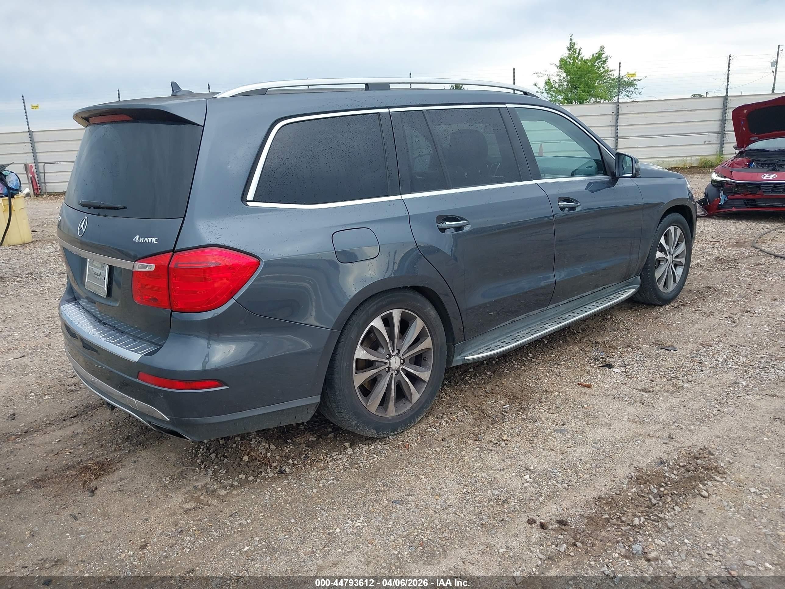 2013 Mercedes-benz Gl 450 4matic Gray vin: 4JGDF7CE6DA216849