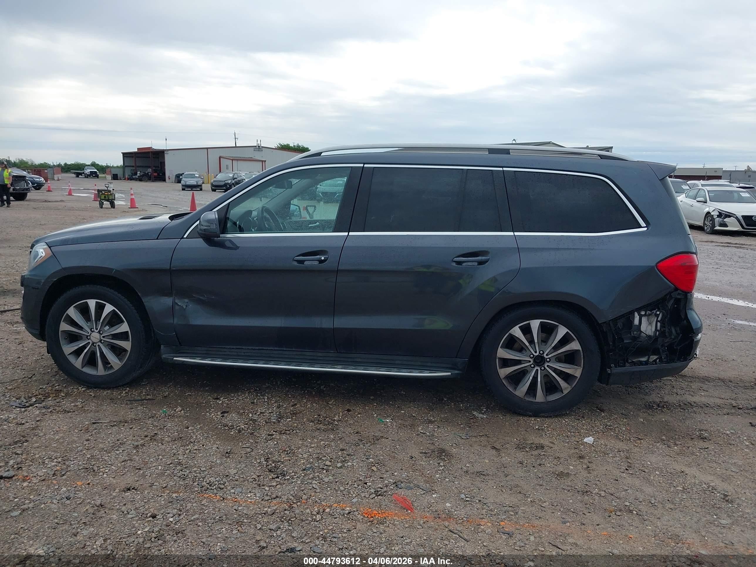 2013 Mercedes-benz Gl 450 4matic Gray vin: 4JGDF7CE6DA216849