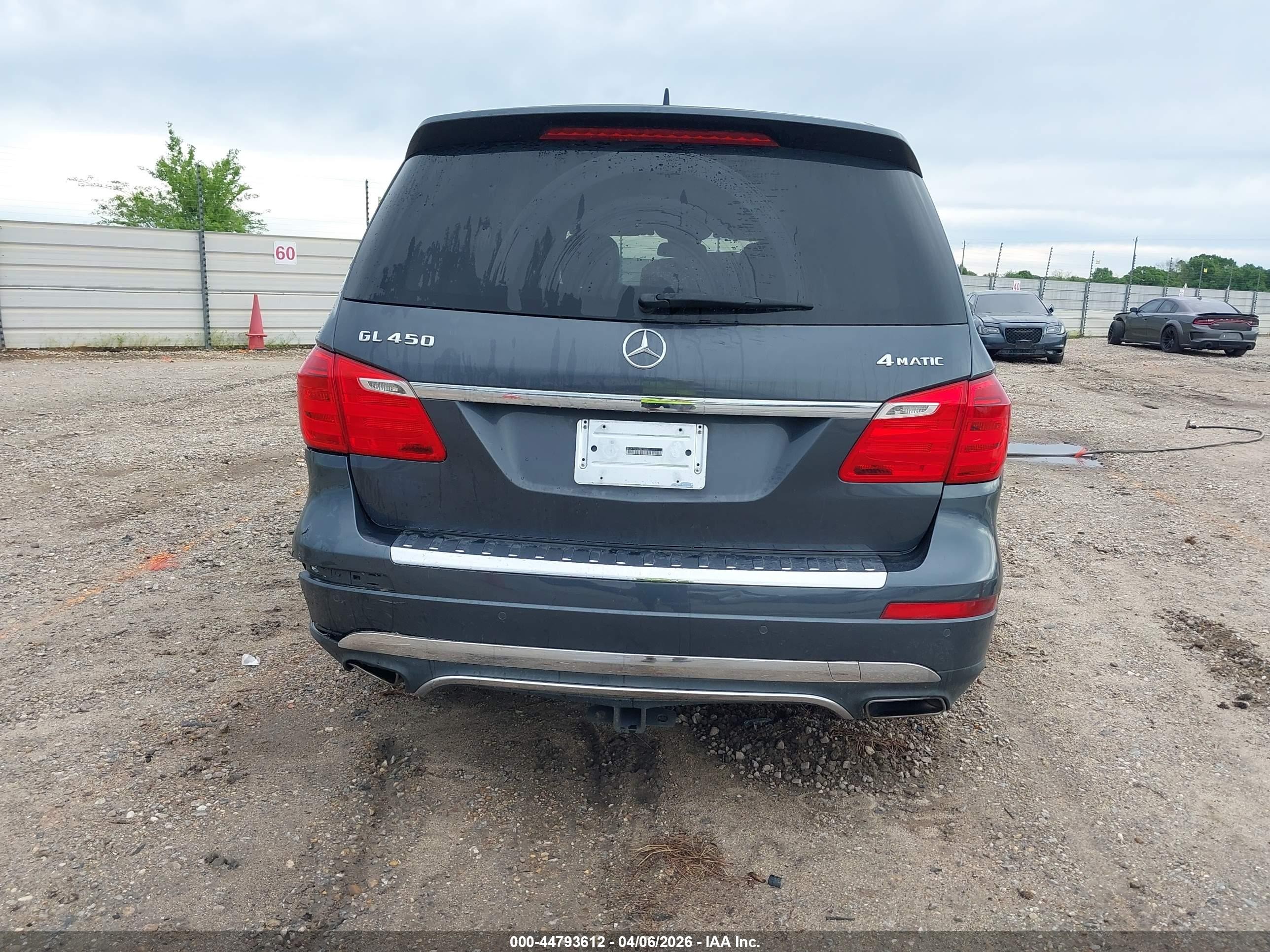2013 Mercedes-benz Gl 450 4matic Gray vin: 4JGDF7CE6DA216849