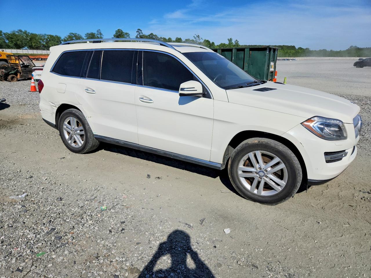 2013 Mercedes-benz Gl 450 4matic White vin: 4JGDF7CE6DA229648