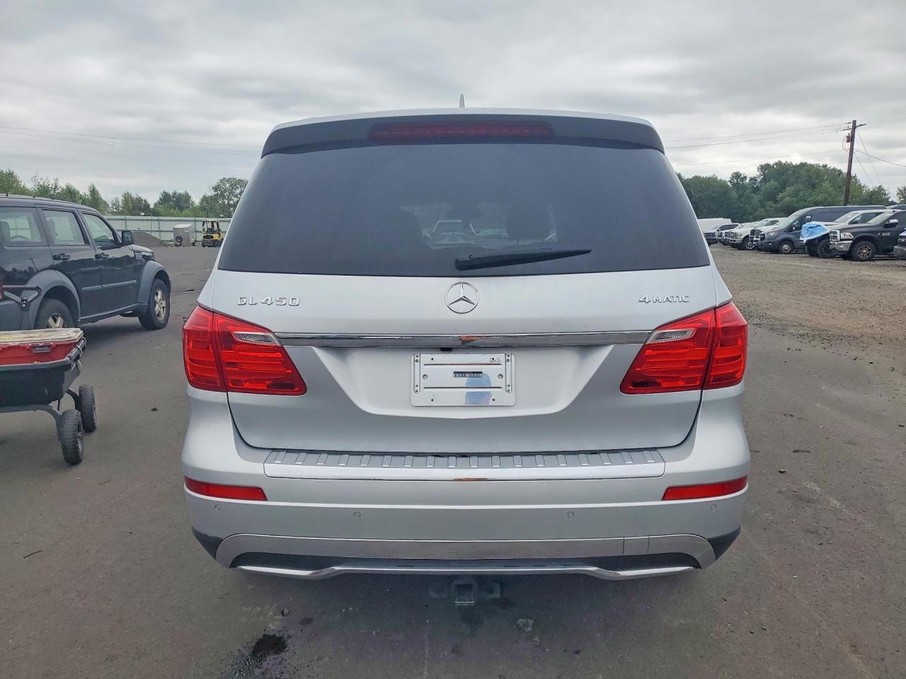 2013 Mercedes-benz Gl 450 4matic Silver vin: 4JGDF7CE6DA251438