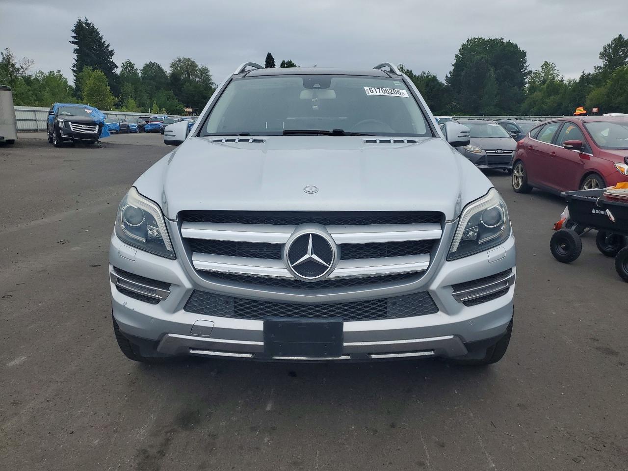 2013 Mercedes-benz Gl 450 4matic Silver vin: 4JGDF7CE6DA251438