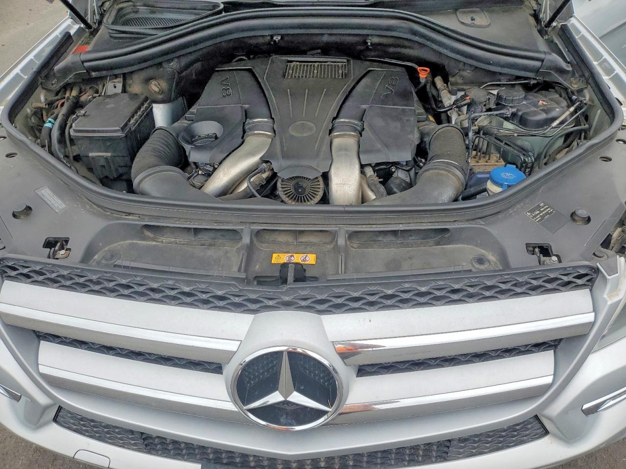 2013 Mercedes-benz Gl 450 4matic Silver vin: 4JGDF7CE6DA251438