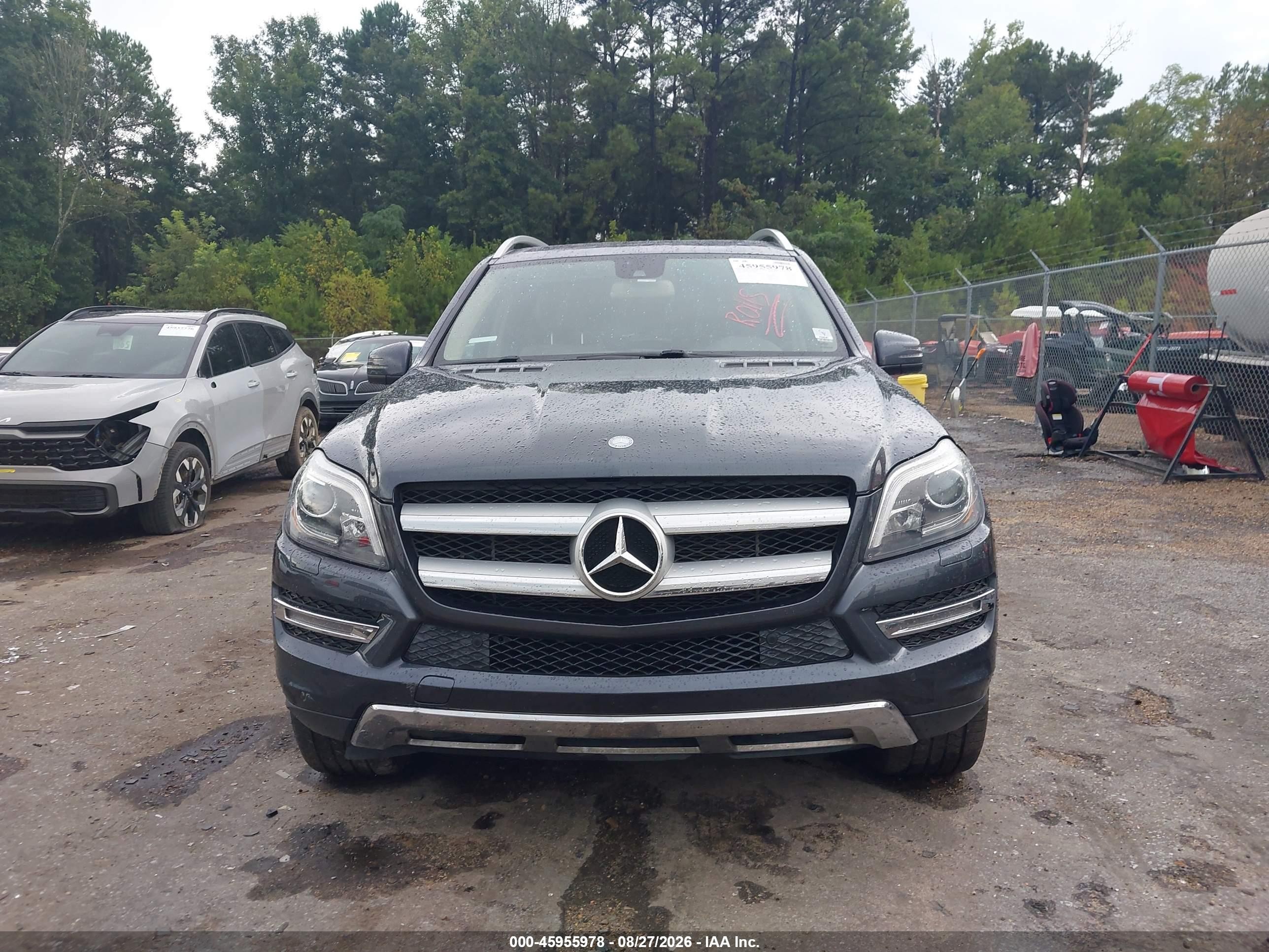 2013 Mercedes-benz Gl 450 4matic Blue vin: 4JGDF7CE6DA256686