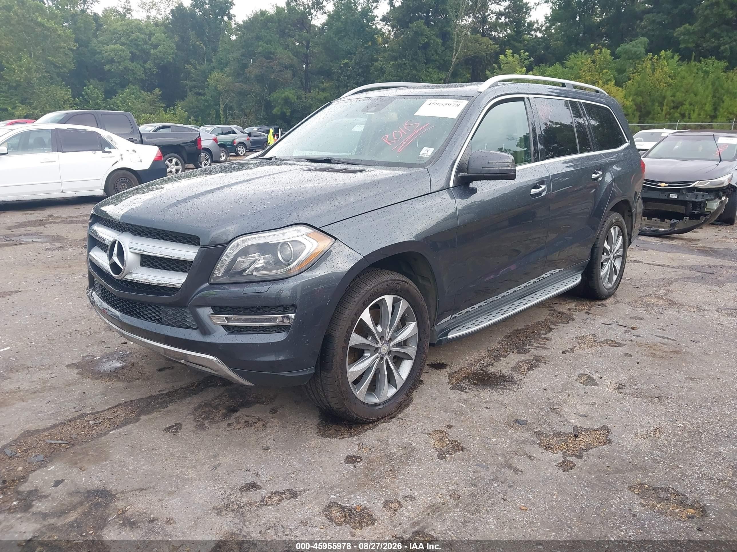 2013 Mercedes-benz Gl 450 4matic Blue vin: 4JGDF7CE6DA256686