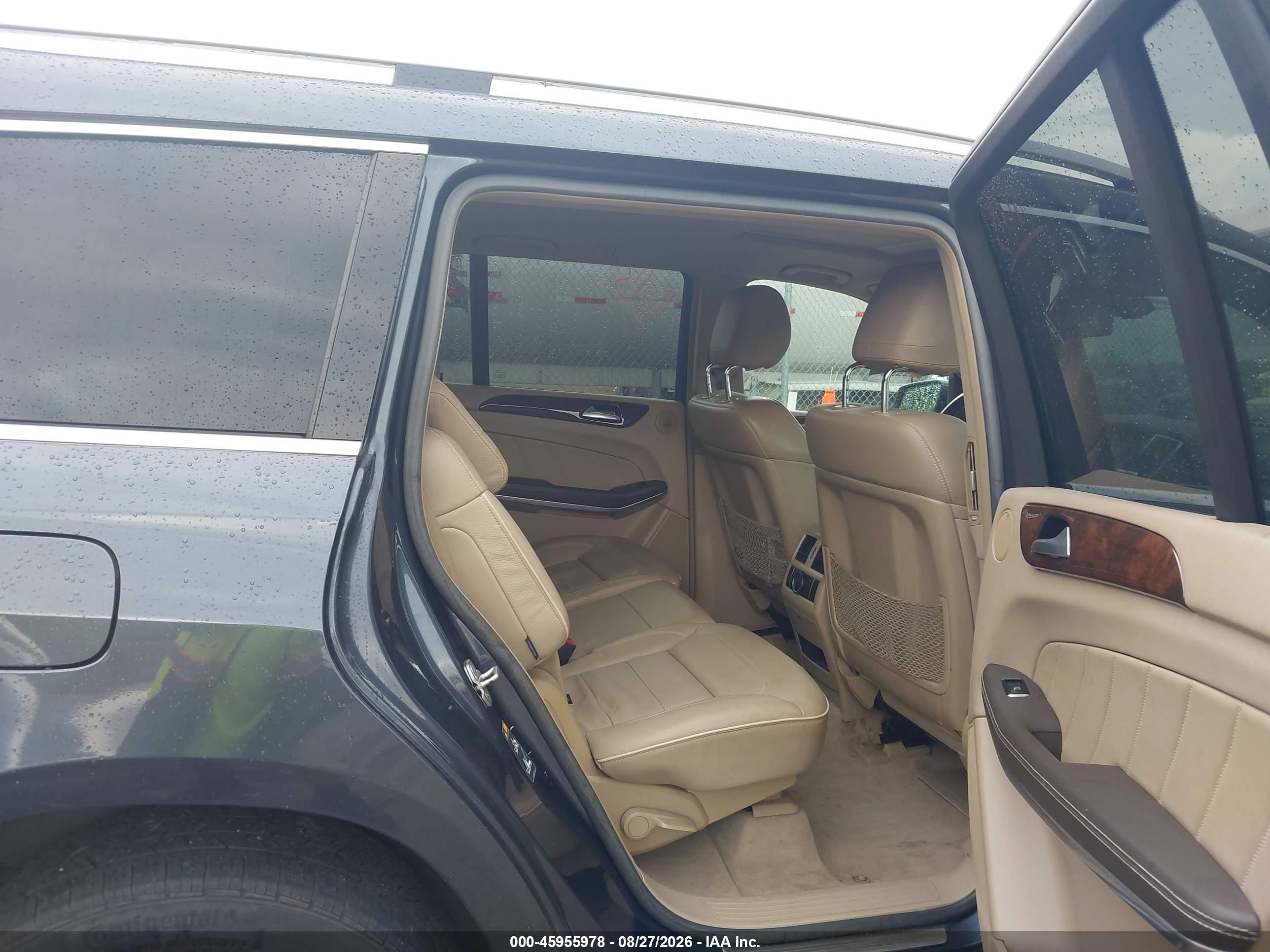 2013 Mercedes-benz Gl 450 4matic Blue vin: 4JGDF7CE6DA256686