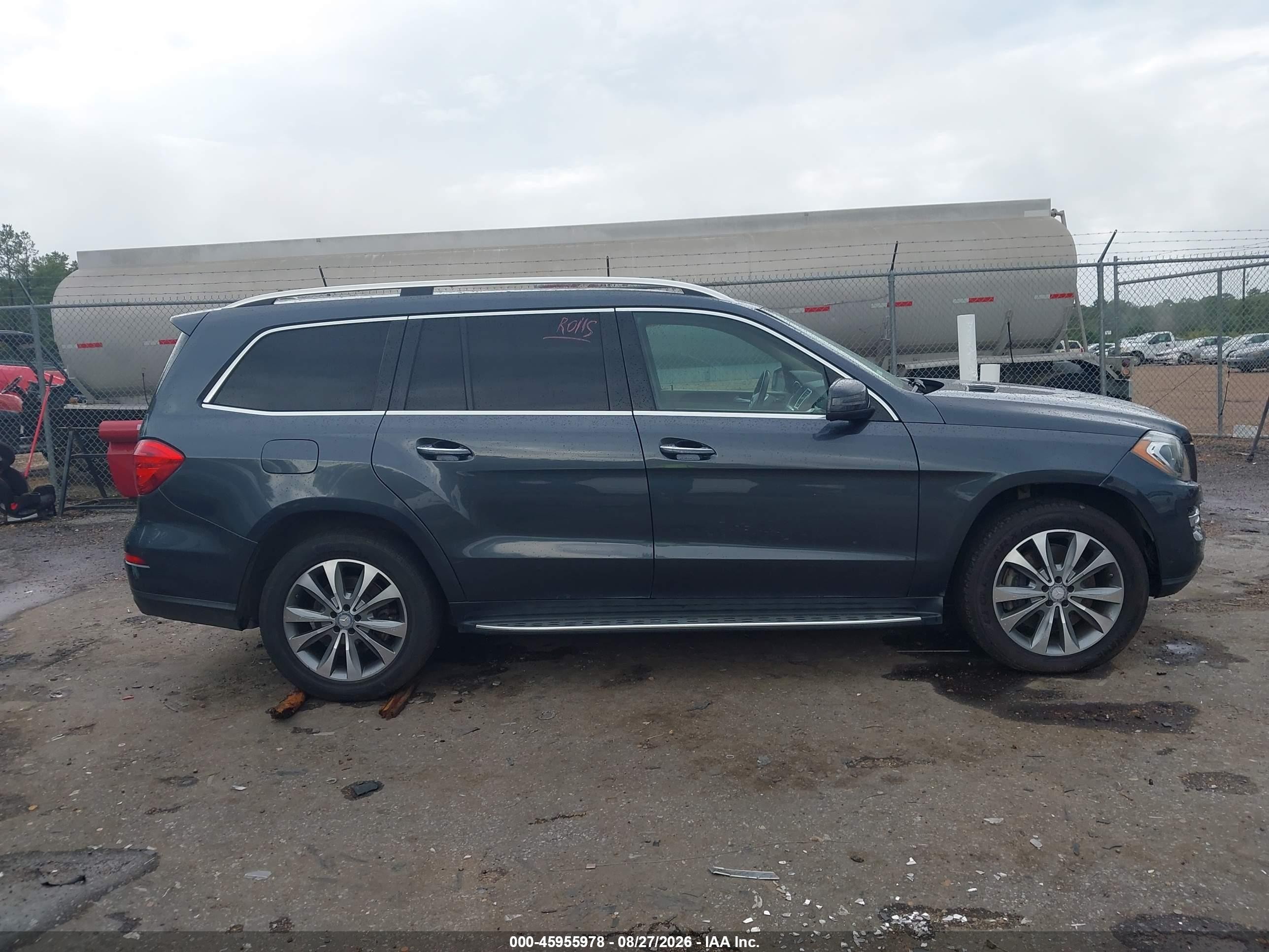 2013 Mercedes-benz Gl 450 4matic Blue vin: 4JGDF7CE6DA256686