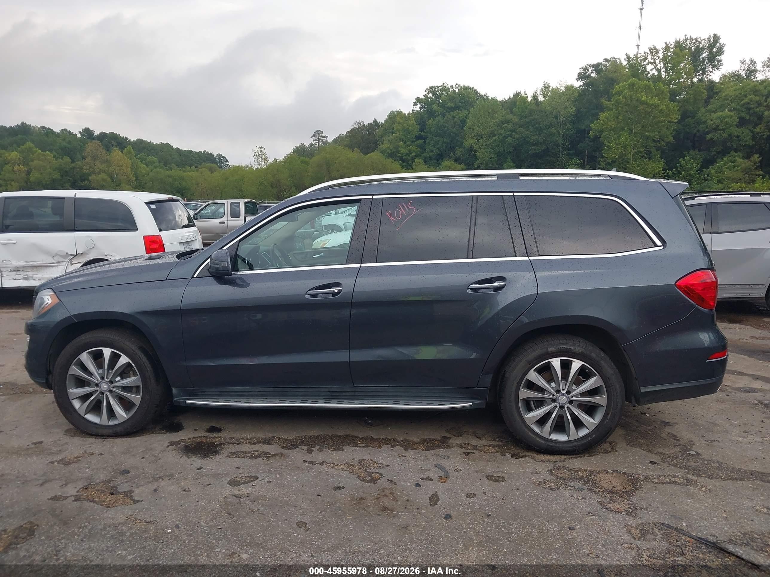2013 Mercedes-benz Gl 450 4matic Blue vin: 4JGDF7CE6DA256686