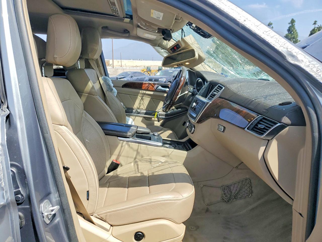 2014 Mercedes-benz Gl 450 4matic Серый vin: 4JGDF7CE6EA288863