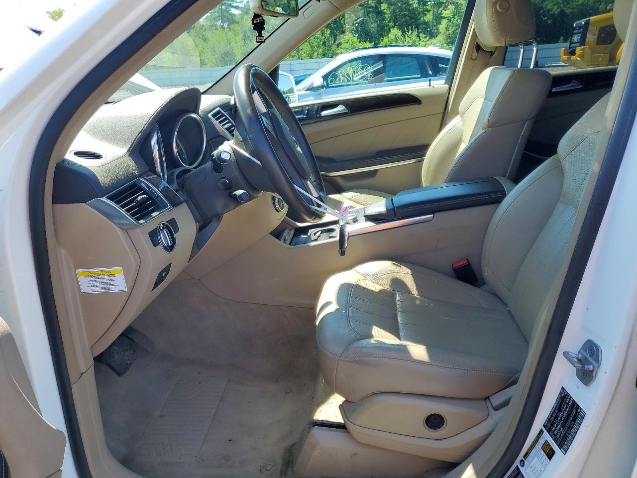 2014 Mercedes-benz Gl 450 4matic White vin: 4JGDF7CE6EA291875