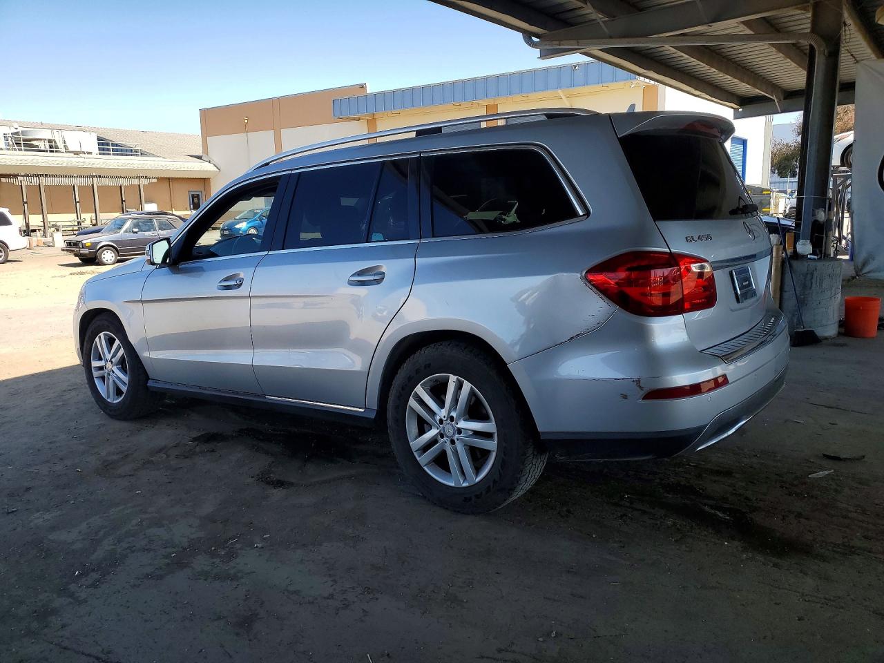 2014 Mercedes-benz Gl 450 4matic Silver vin: 4JGDF7CE6EA315706