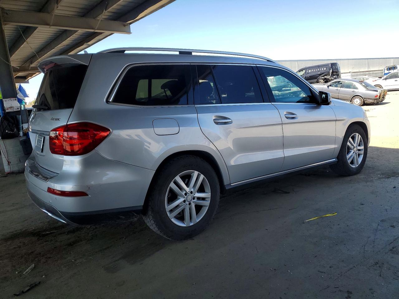 2014 Mercedes-benz Gl 450 4matic Silver vin: 4JGDF7CE6EA315706