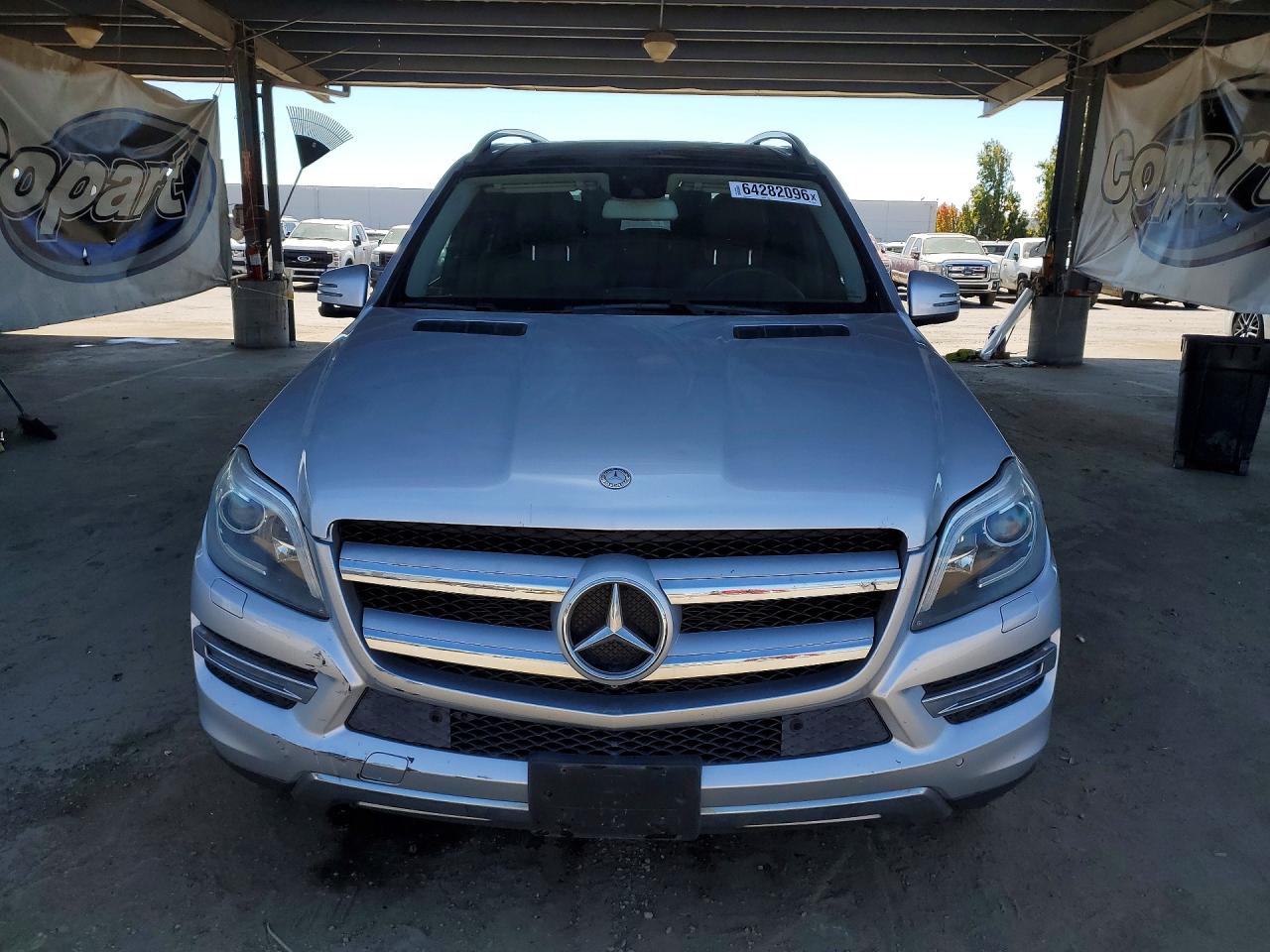 2014 Mercedes-benz Gl 450 4matic Silver vin: 4JGDF7CE6EA315706