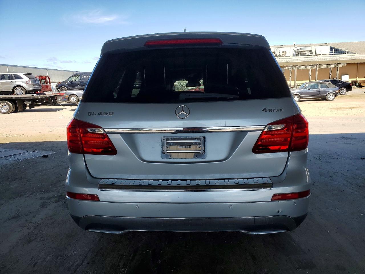 2014 Mercedes-benz Gl 450 4matic Silver vin: 4JGDF7CE6EA315706
