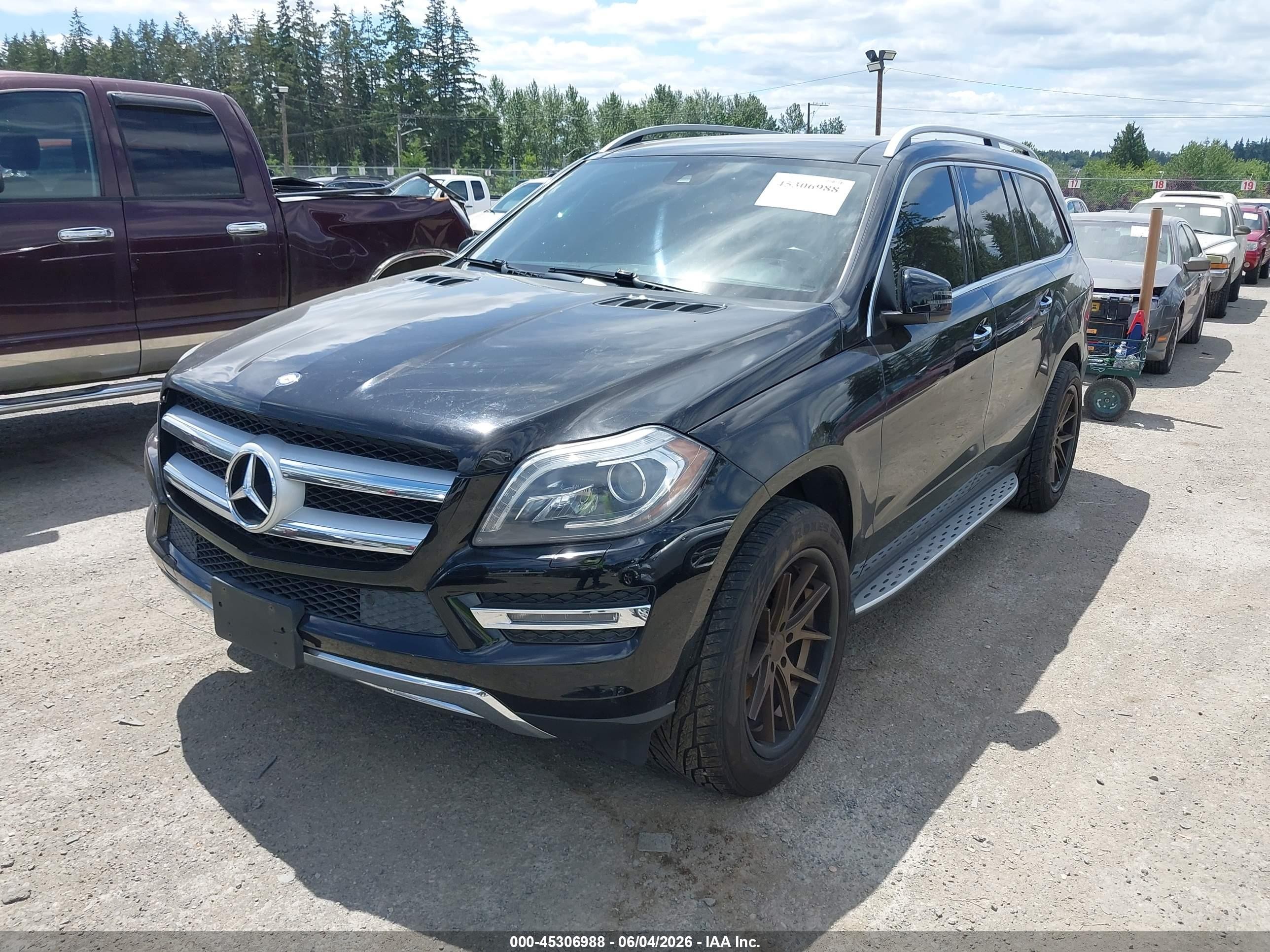 2014 Mercedes-benz Gl 450 4matic Black vin: 4JGDF7CE6EA320534
