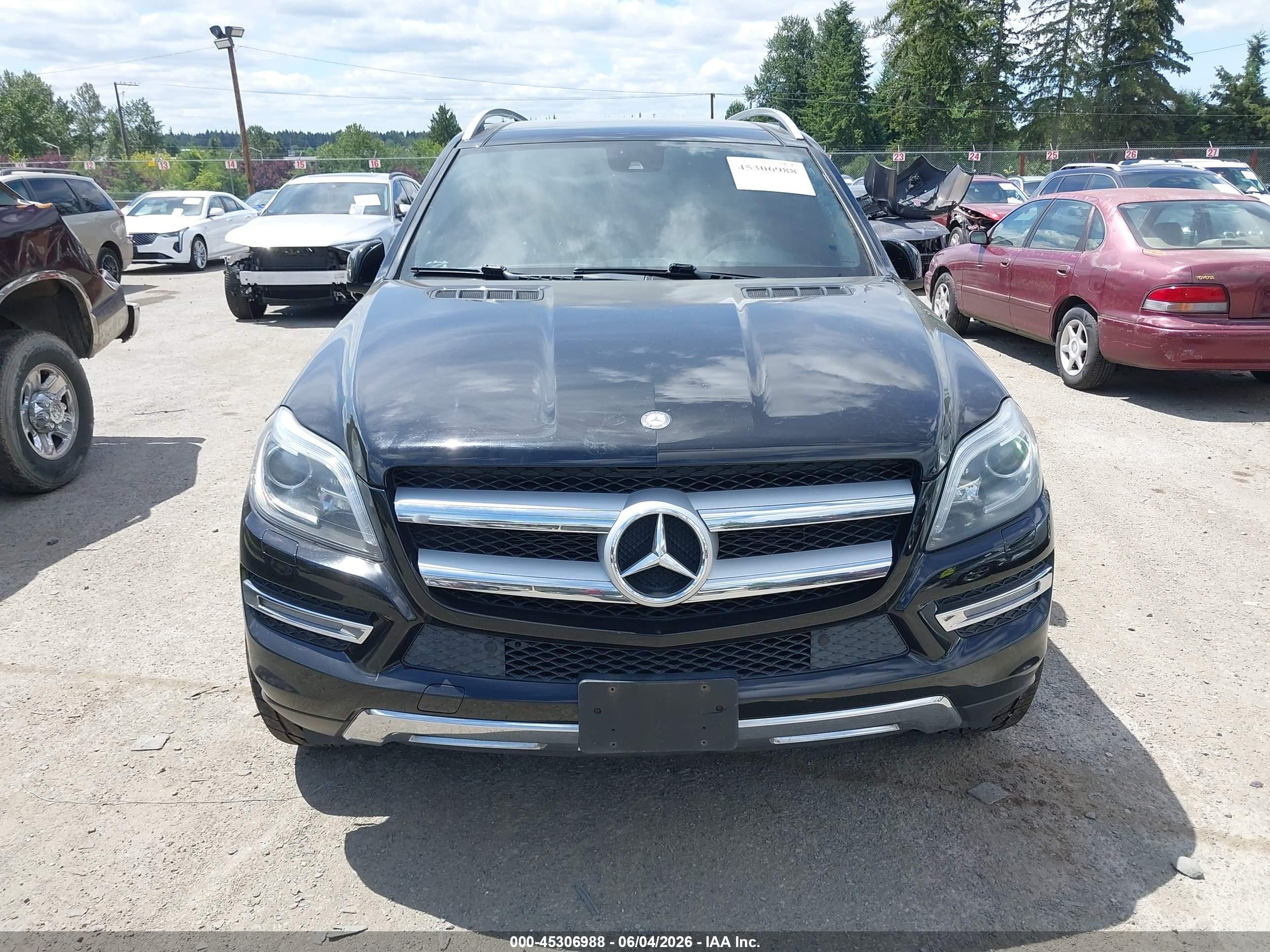 2014 Mercedes-benz Gl 450 4matic Black vin: 4JGDF7CE6EA320534