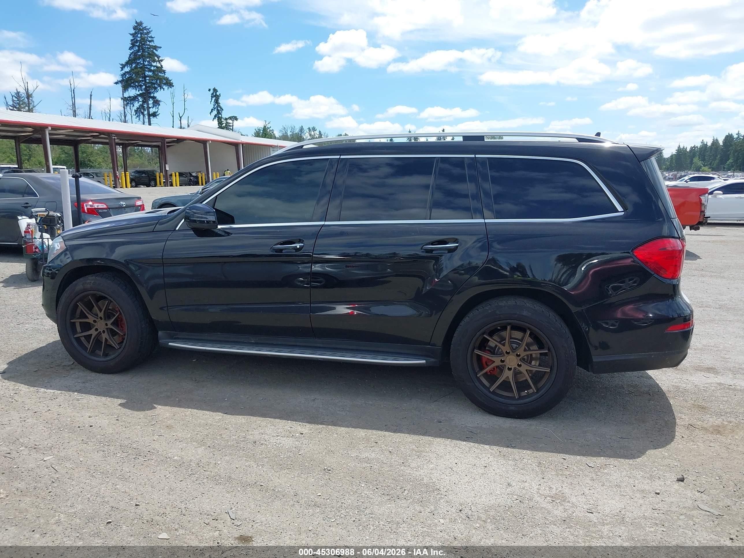 2014 Mercedes-benz Gl 450 4matic Black vin: 4JGDF7CE6EA320534