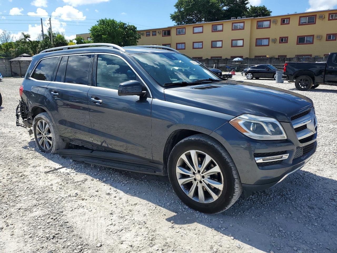 2014 Mercedes-benz Gl 450 4matic Gray vin: 4JGDF7CE6EA336457