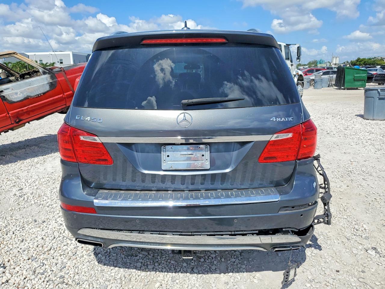2014 Mercedes-benz Gl 450 4matic Gray vin: 4JGDF7CE6EA336457