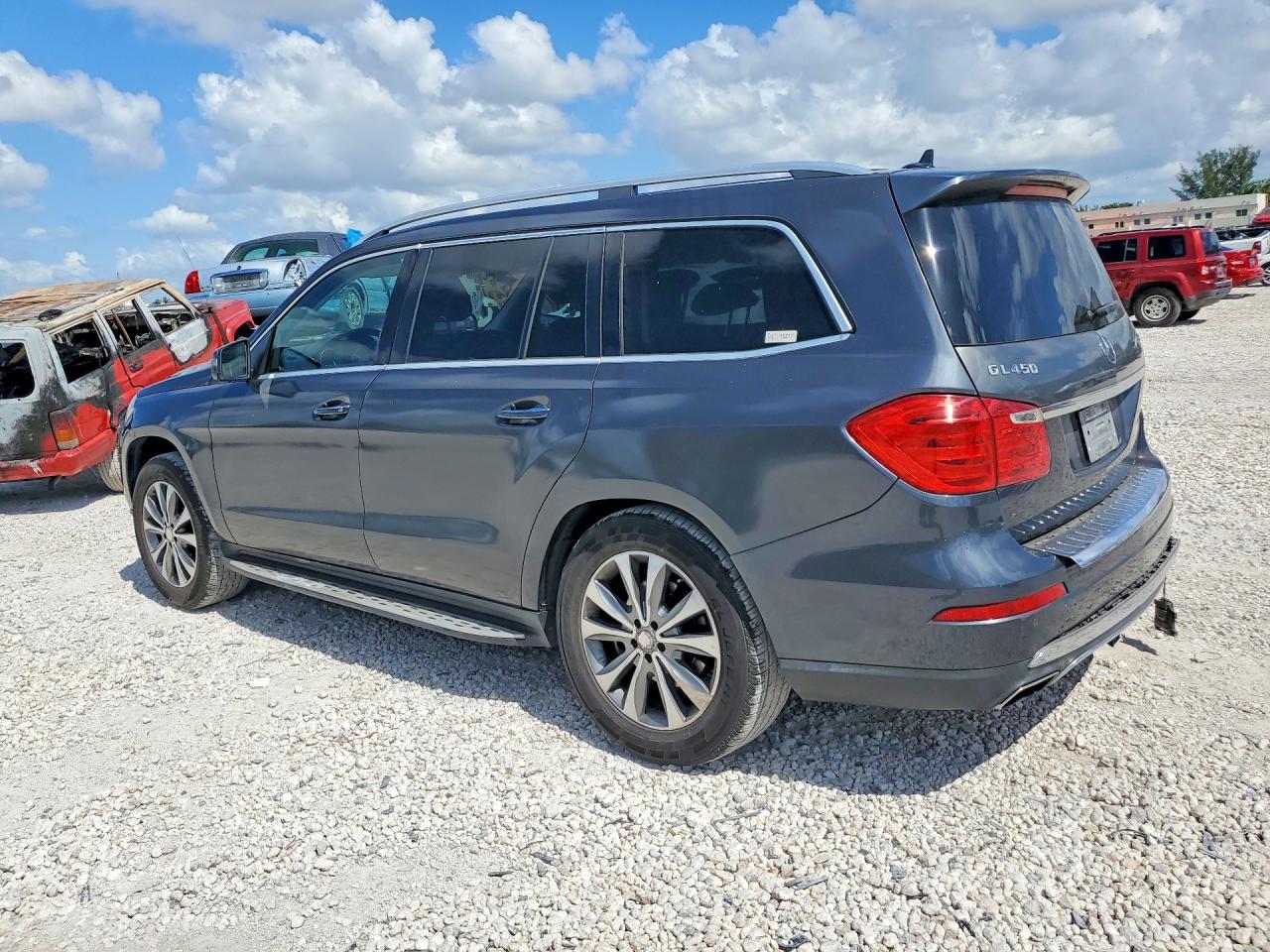 2014 Mercedes-benz Gl 450 4matic Gray vin: 4JGDF7CE6EA336457