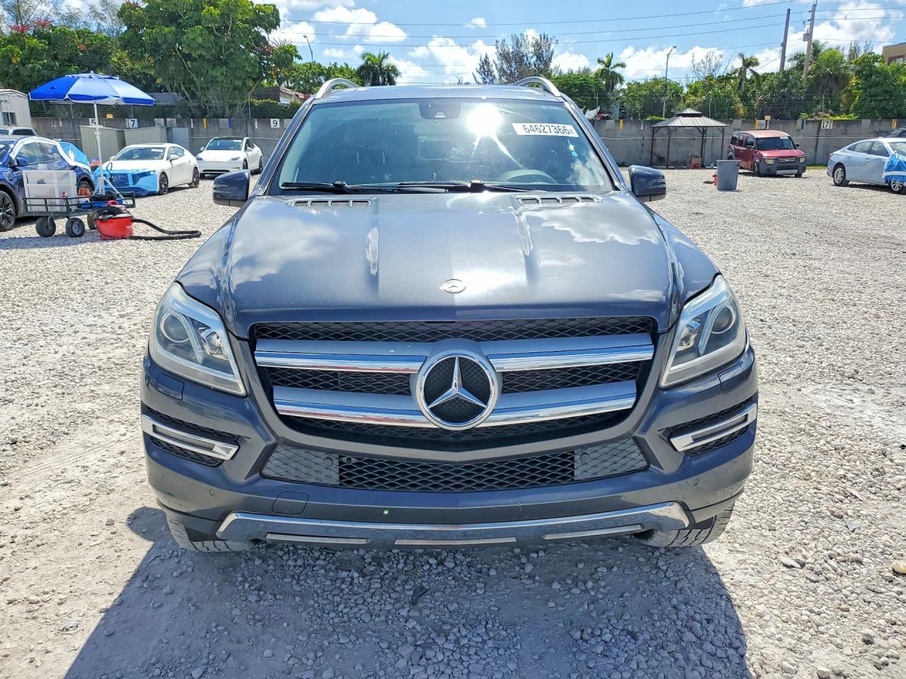 2014 Mercedes-benz Gl 450 4matic Gray vin: 4JGDF7CE6EA336457