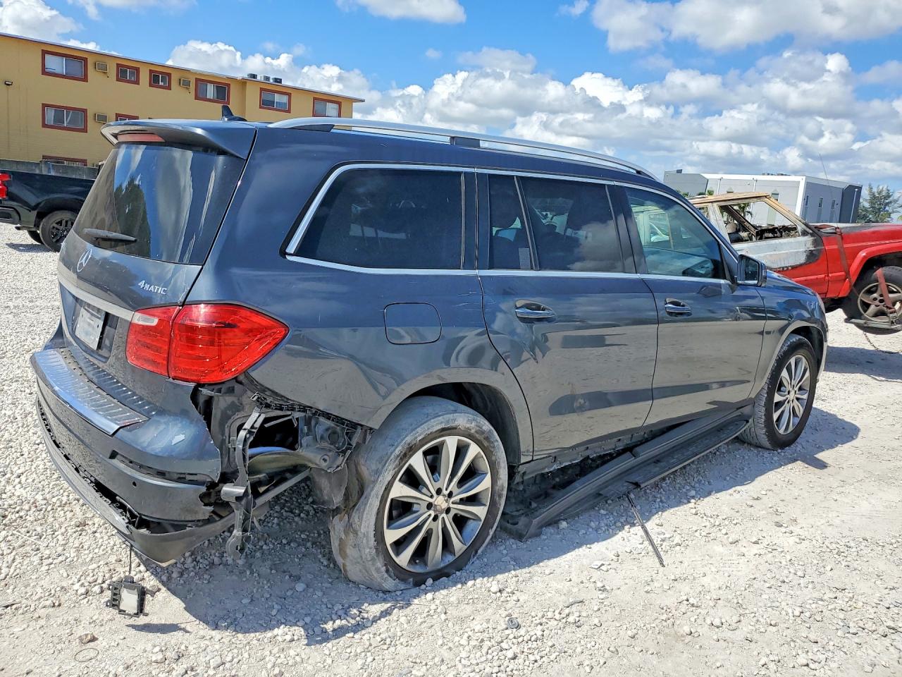 2014 Mercedes-benz Gl 450 4matic Gray vin: 4JGDF7CE6EA336457